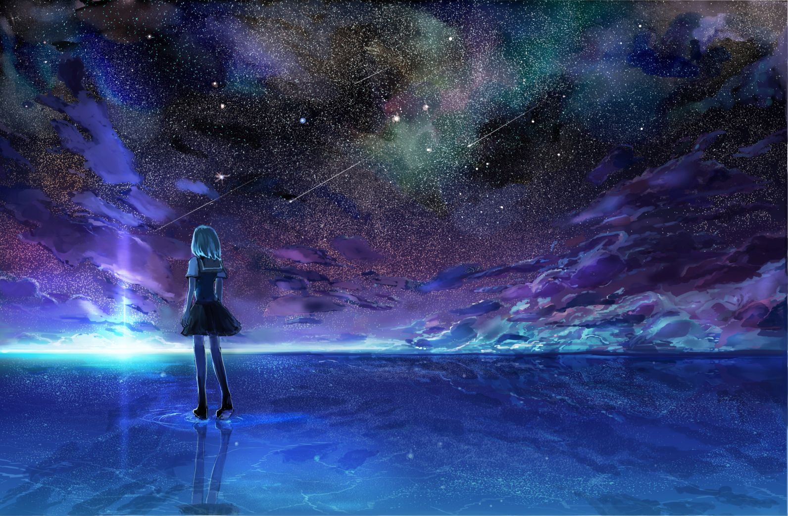 Anime Night Sky Wallpapers