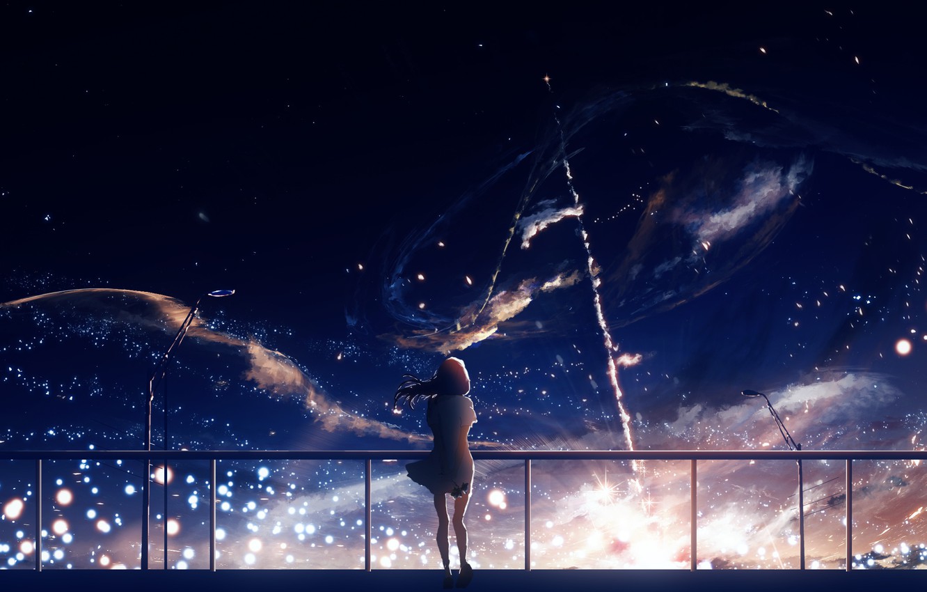 Anime Night Sky Wallpapers