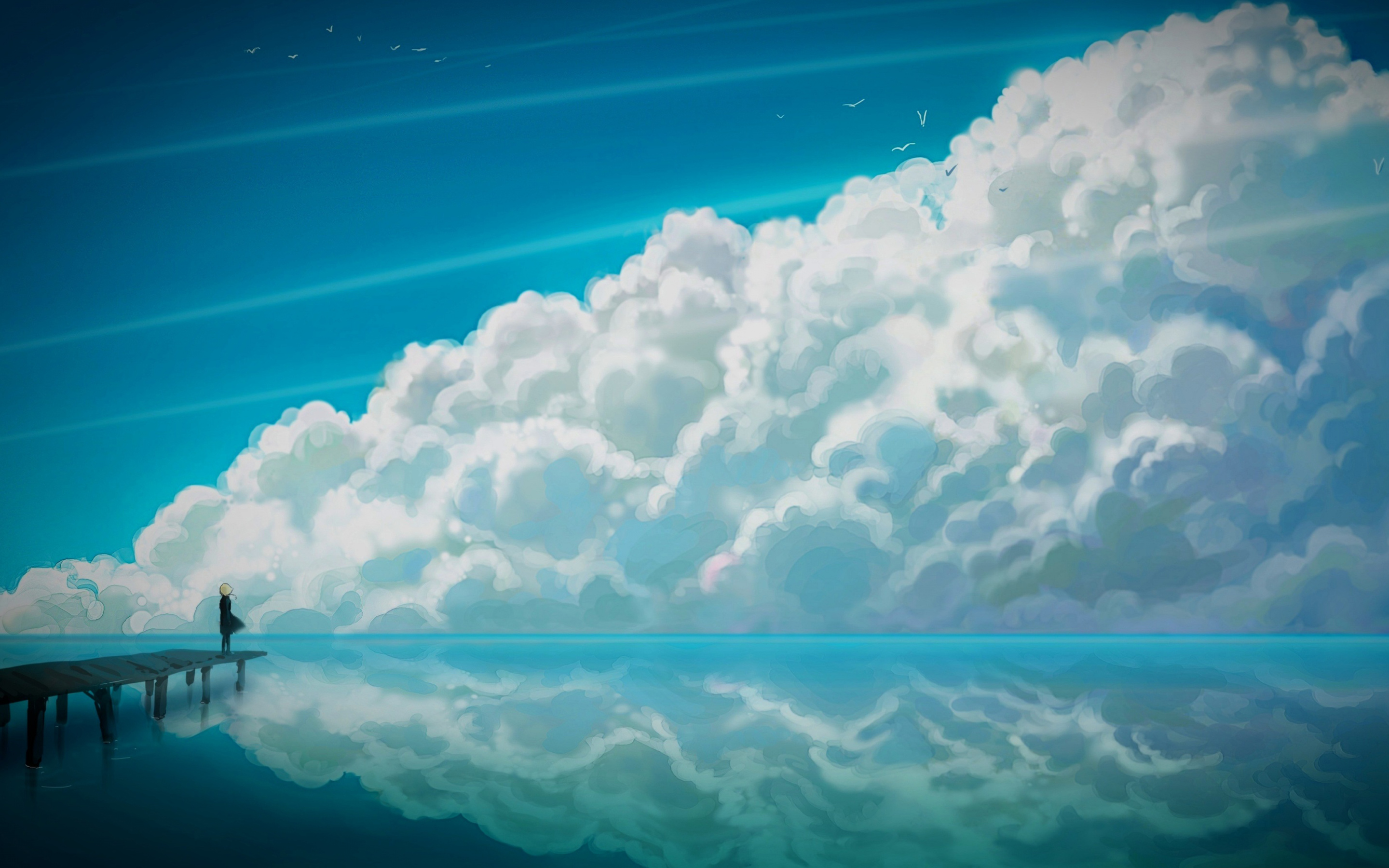 Anime Night Time Sky Wallpapers