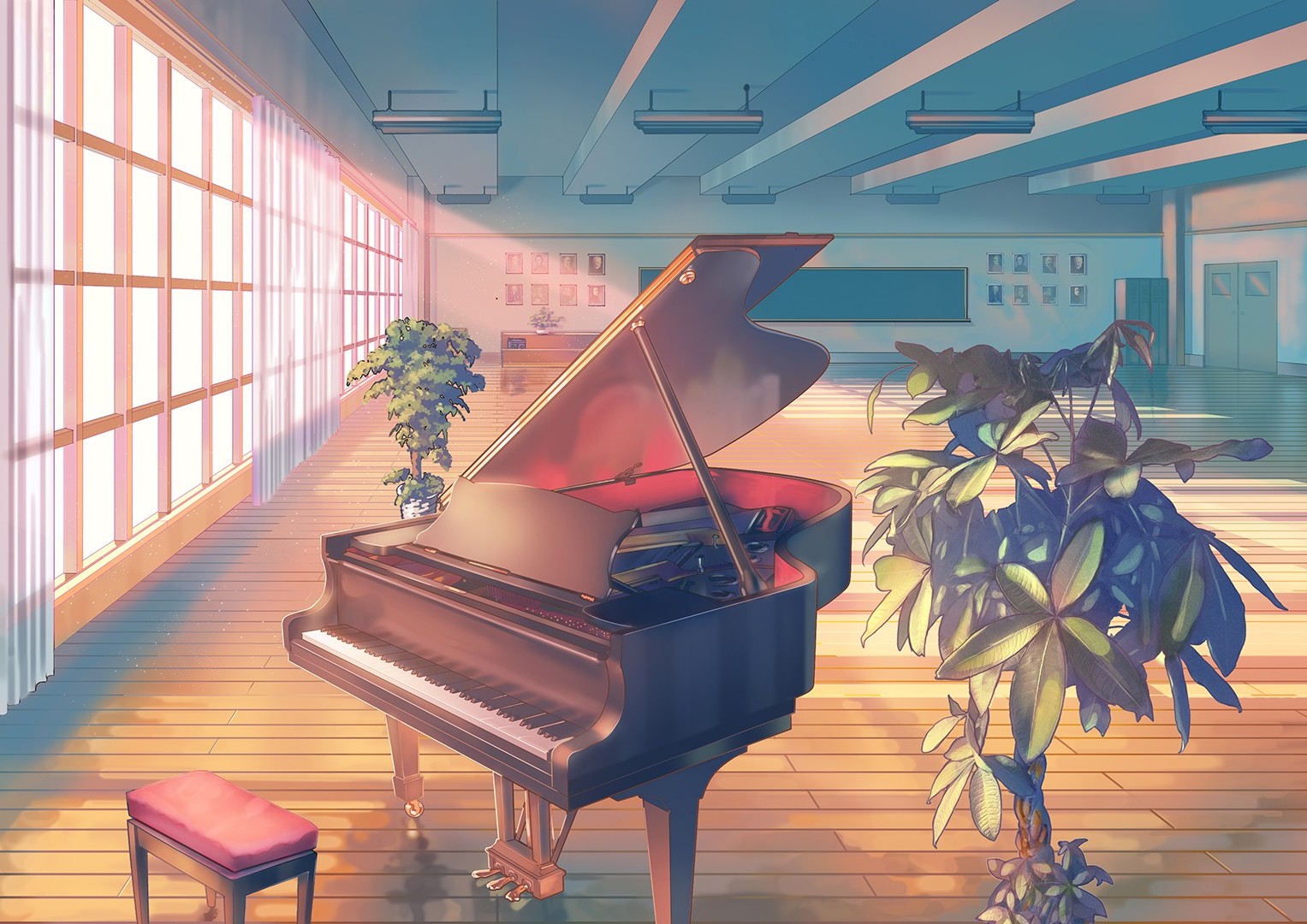 Anime Piano Wallpapers