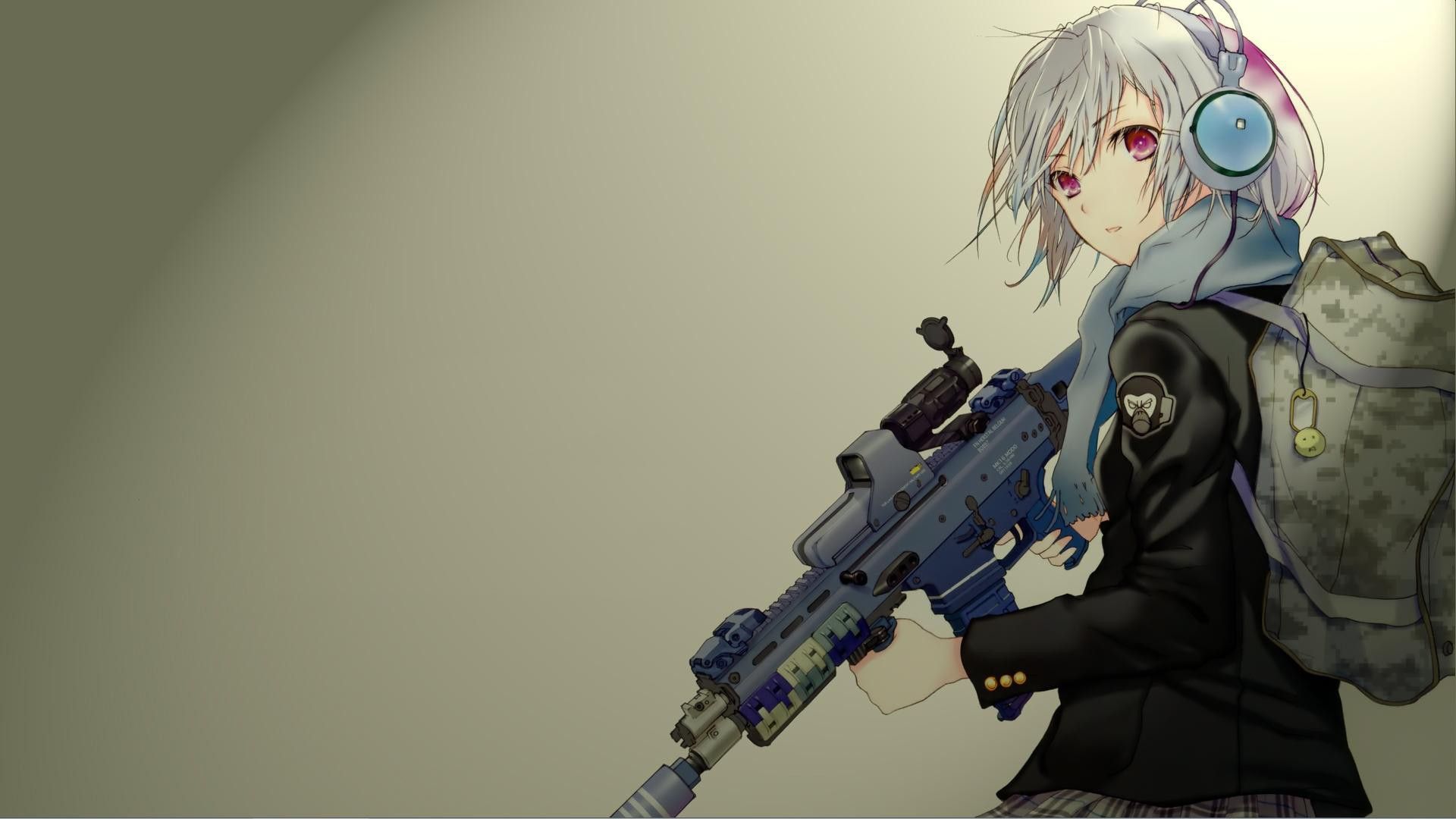 Anime Pistol Pointed Wallpapers