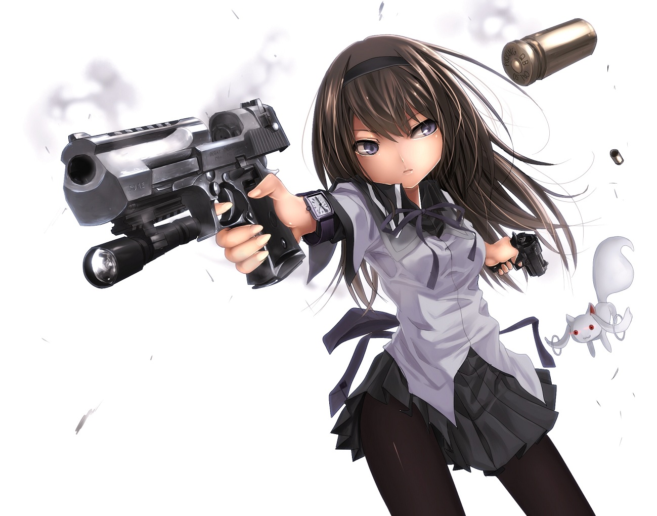 Anime Pistol Pointed Wallpapers