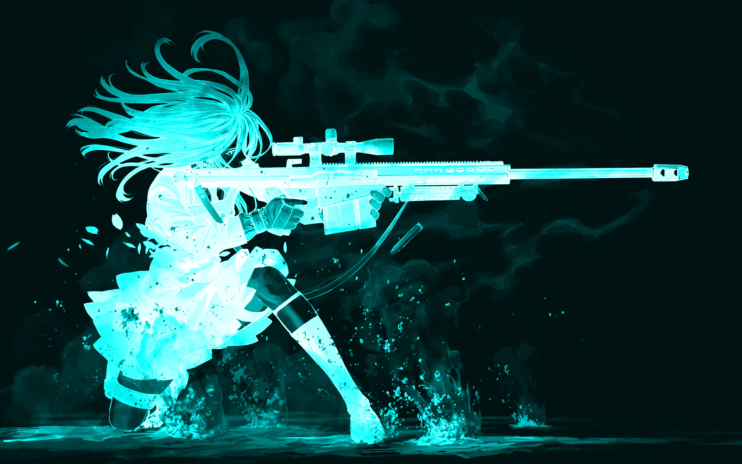 Anime Pistol Pointed Wallpapers