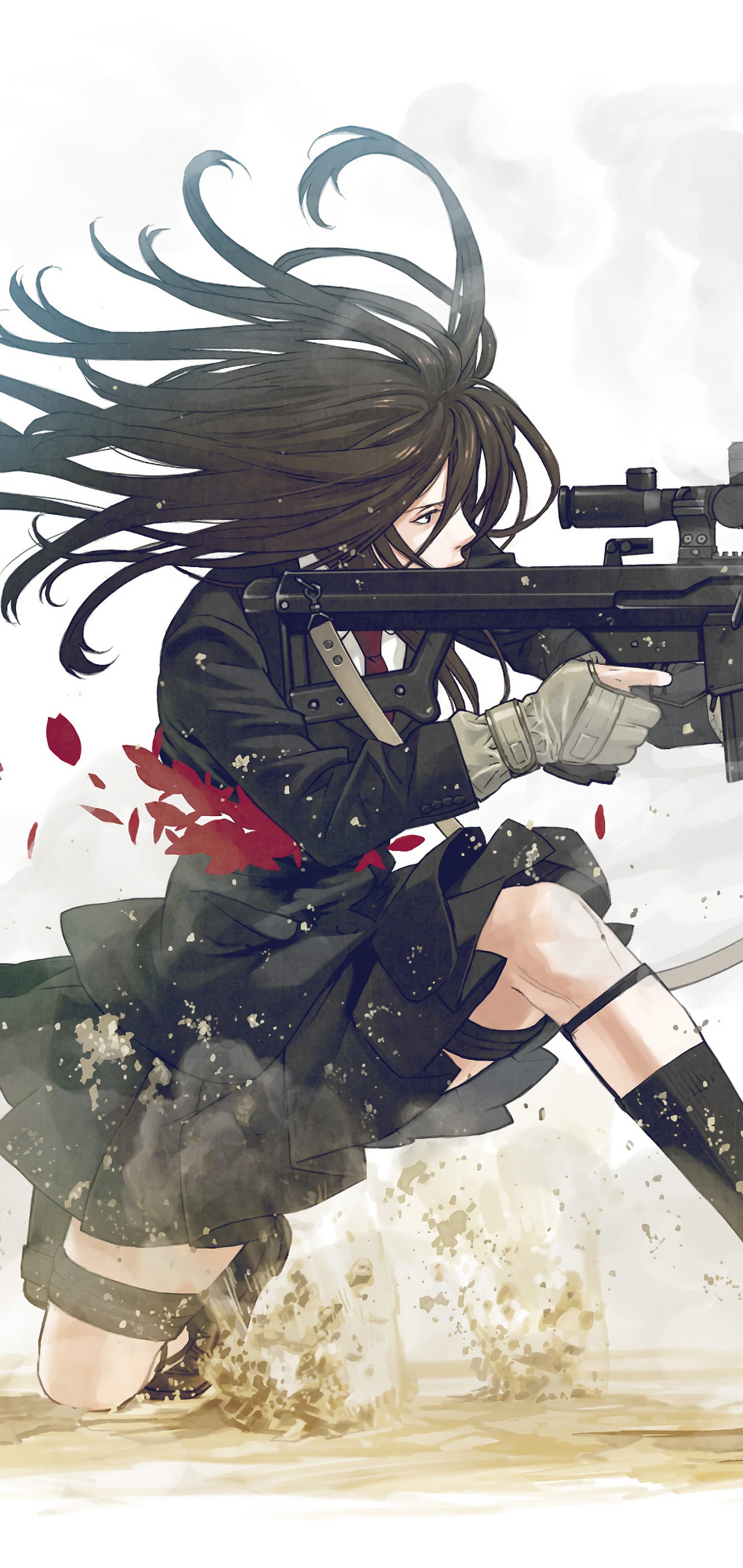 Anime Pistol Pointed Wallpapers