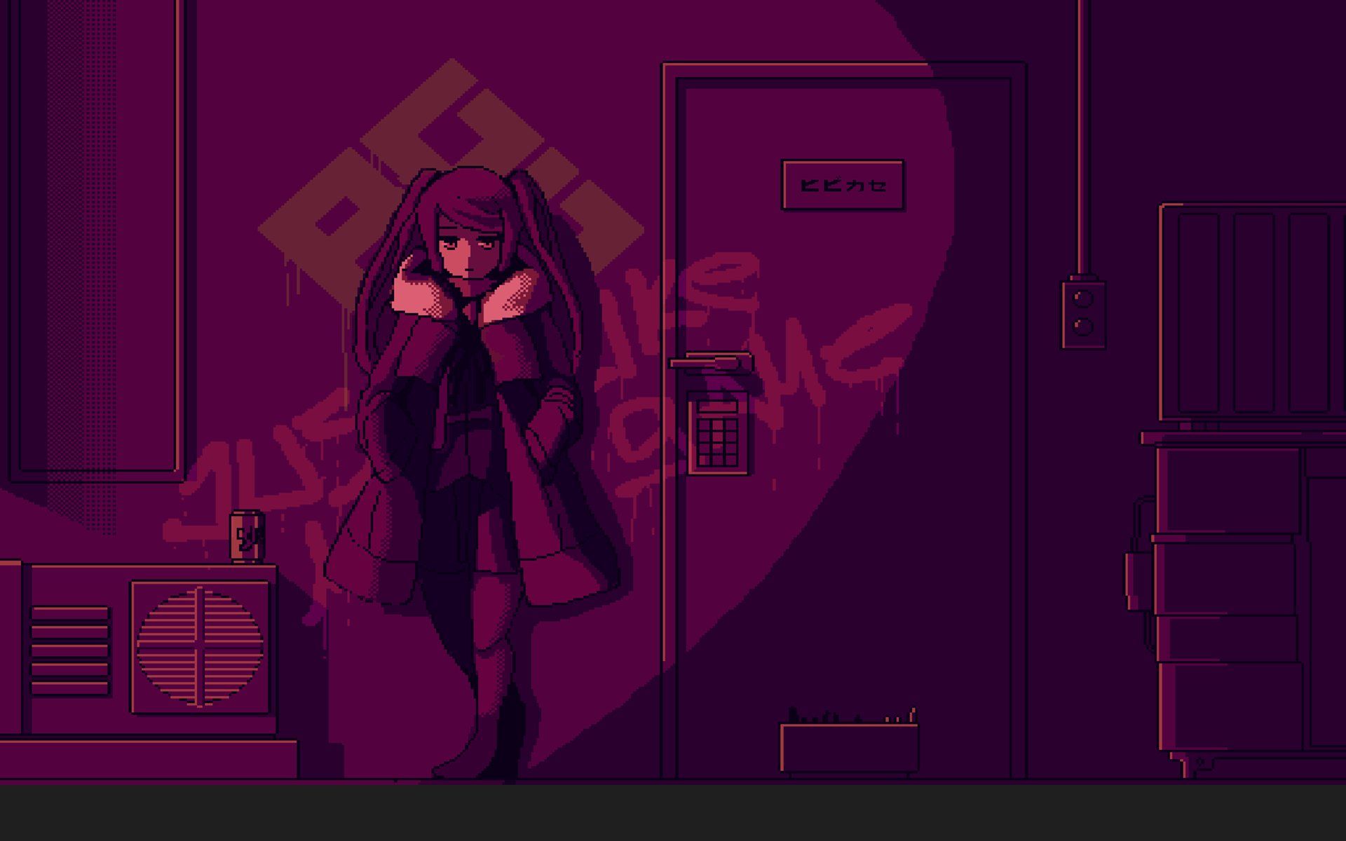 Anime Pixel Art Wallpapers