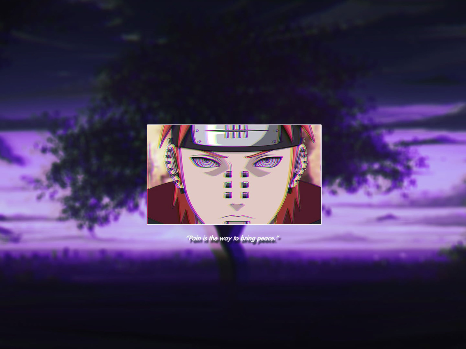 Anime Purple Background