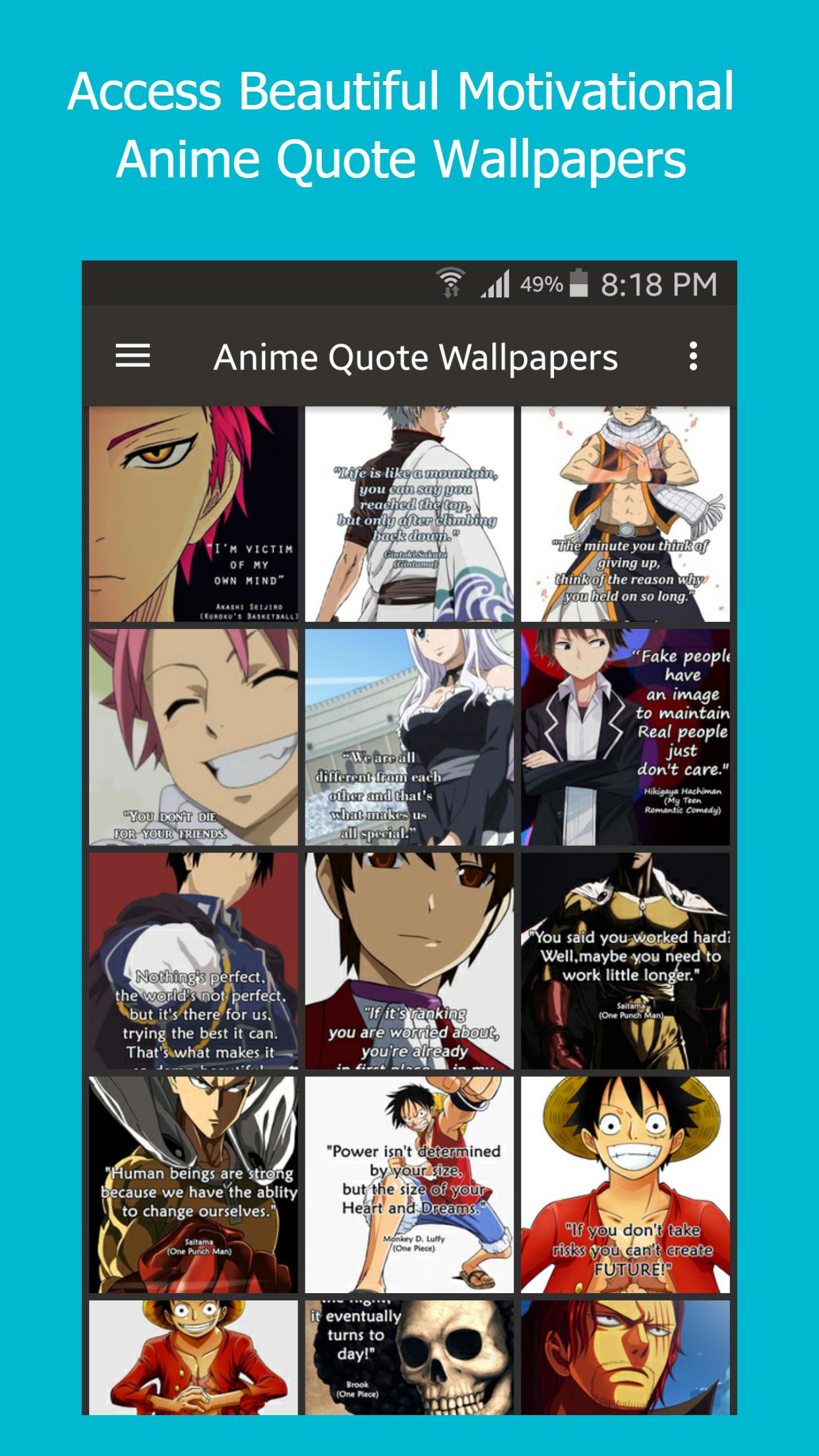 Anime Quote Wallpapers