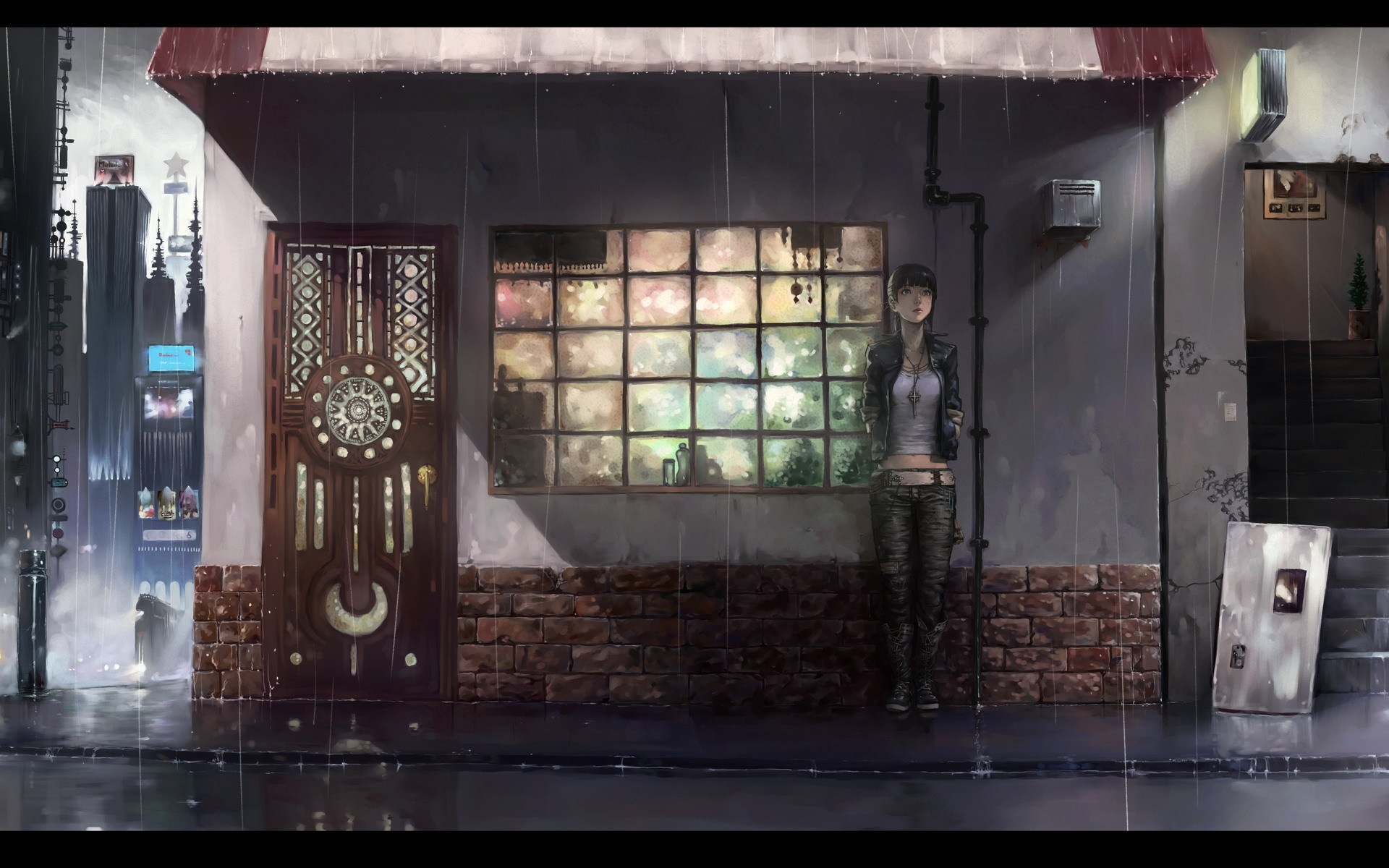 Anime Rain 4K Wallpapers