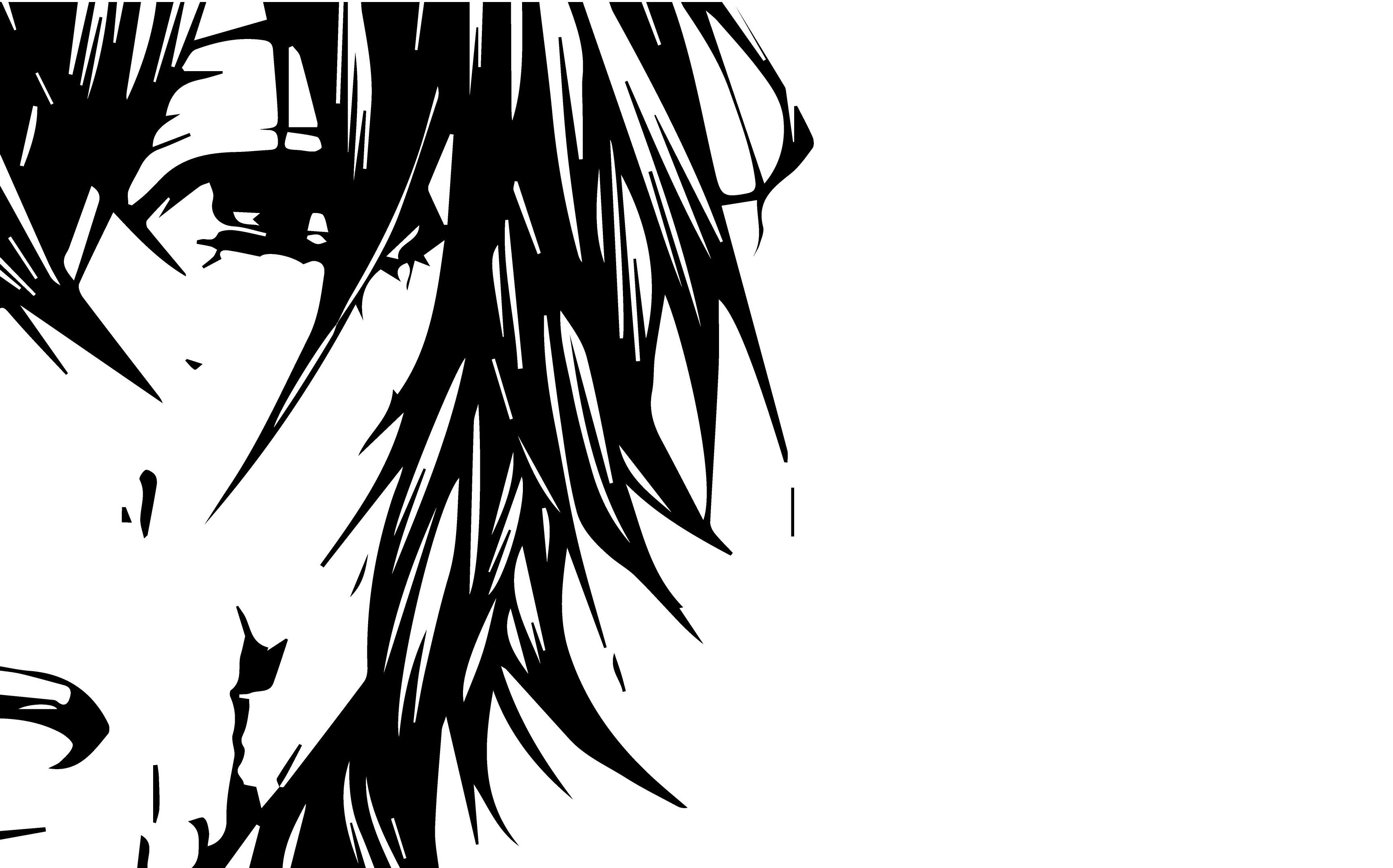 Anime Sad Black And White Wallpapers