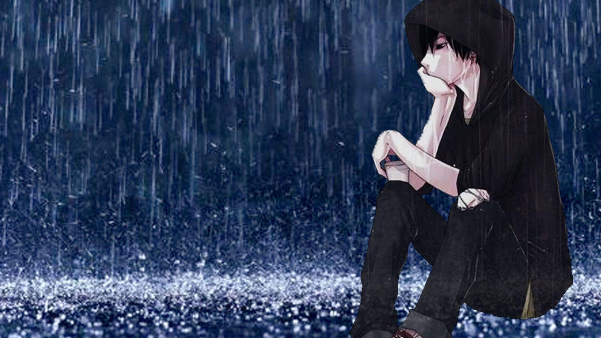 Anime Sad Boy 4K Wallpapers