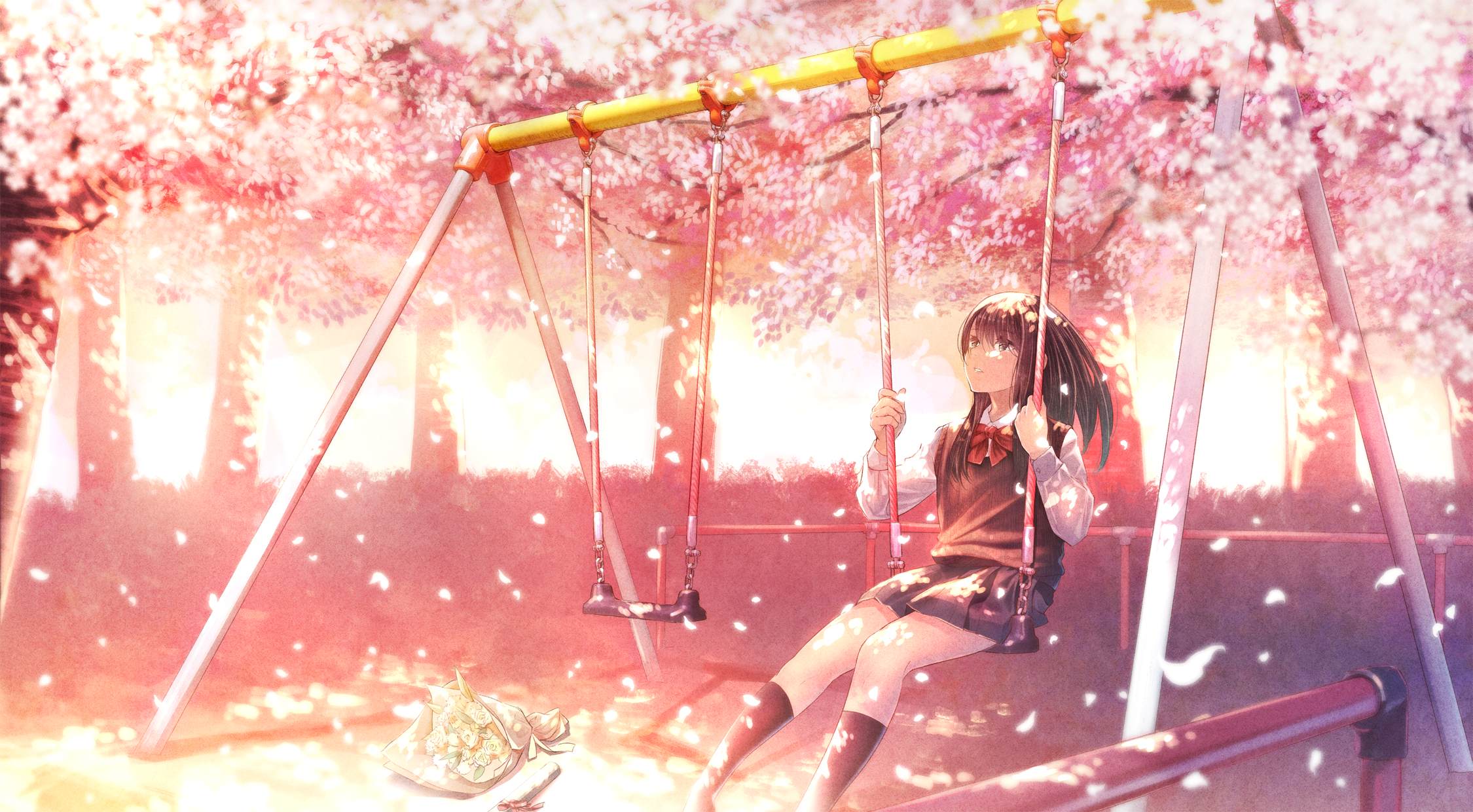 Anime Sakura Blossom Wallpapers