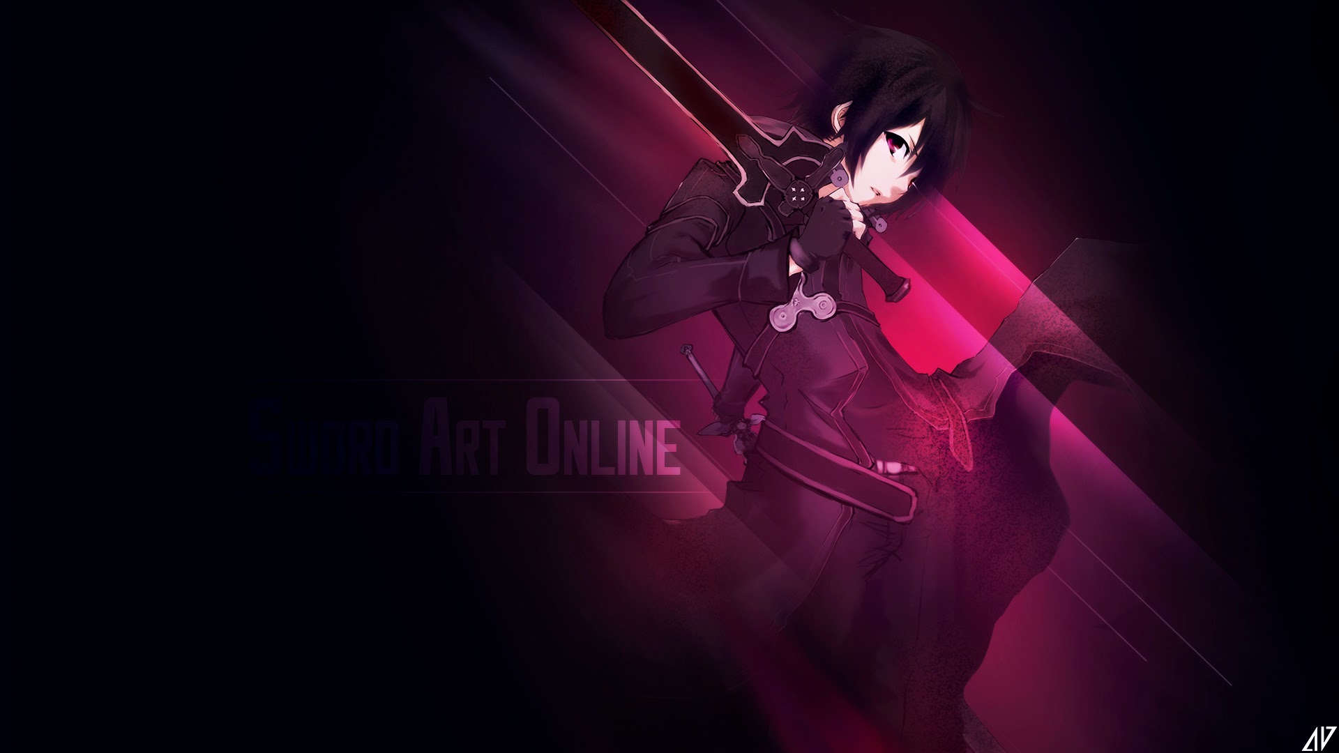 Anime Sao Kirito Dark Wallpapers