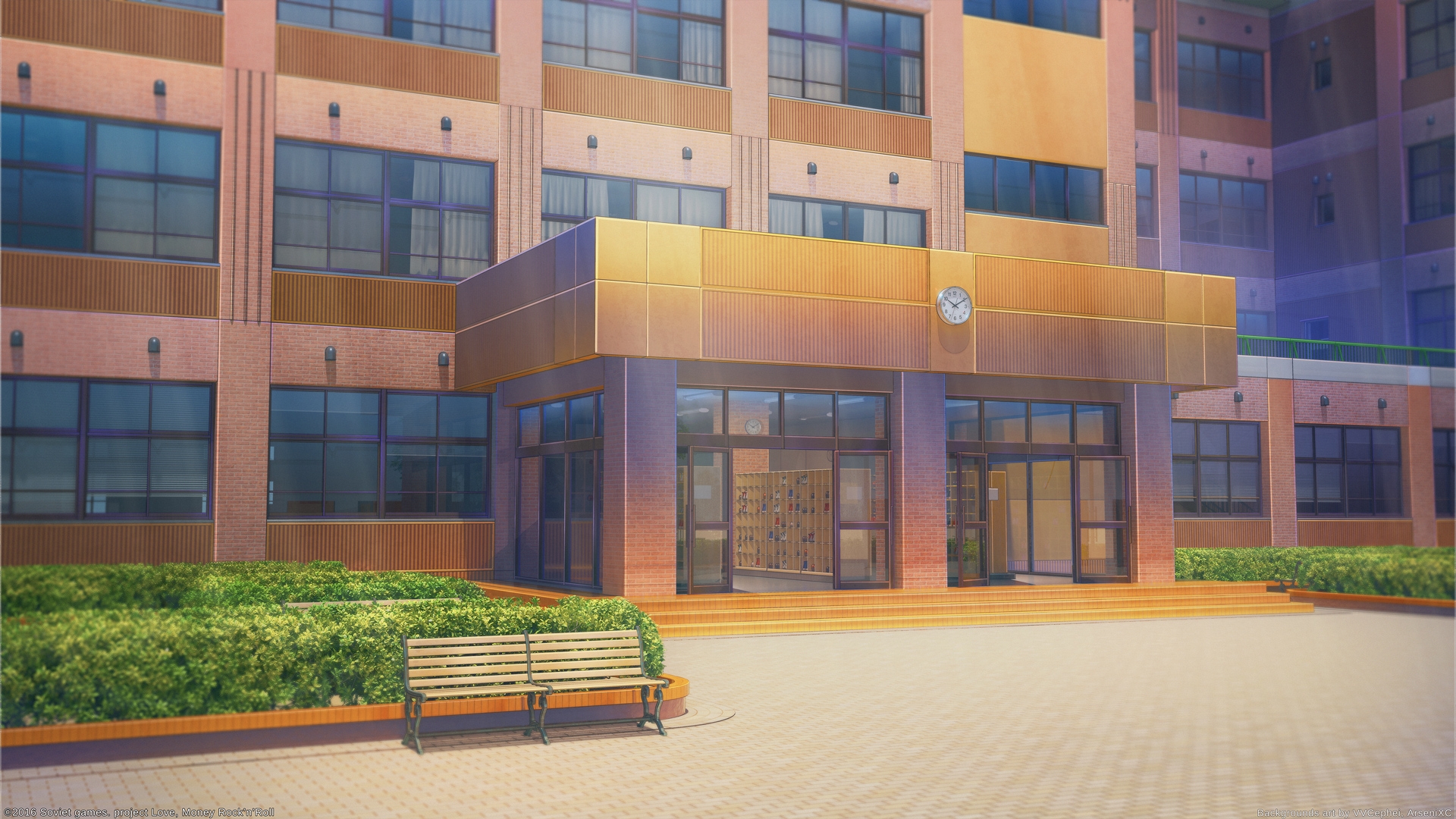 Anime School Scenery Wallpapers