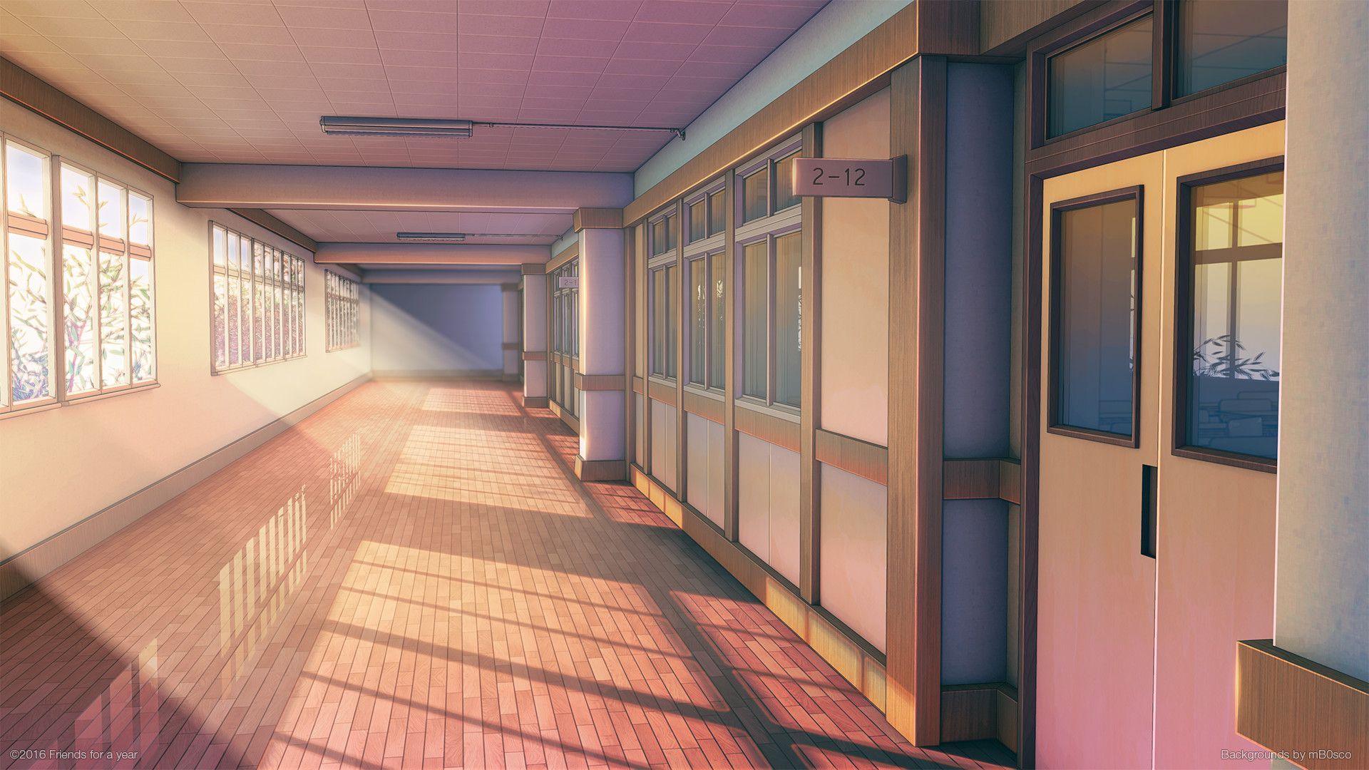 Anime School Scenery Wallpapers