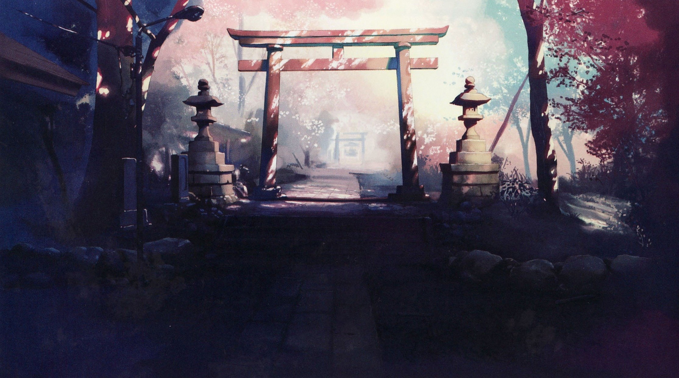 Anime Shrine Wallpapers