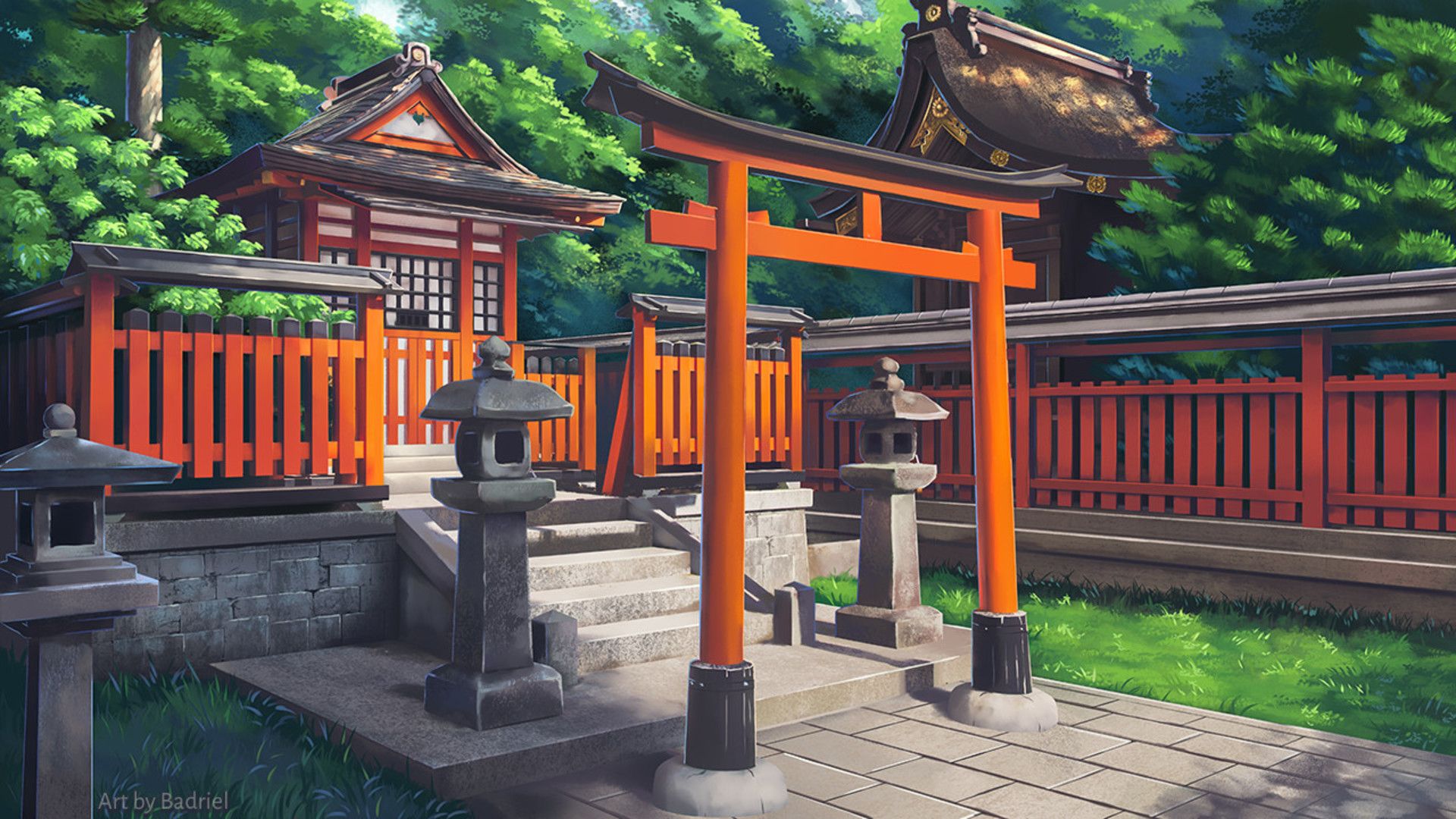 Anime Shrine Wallpapers