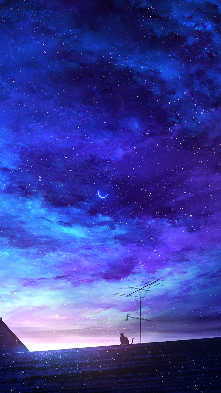 Anime Sky Iphone Wallpapers