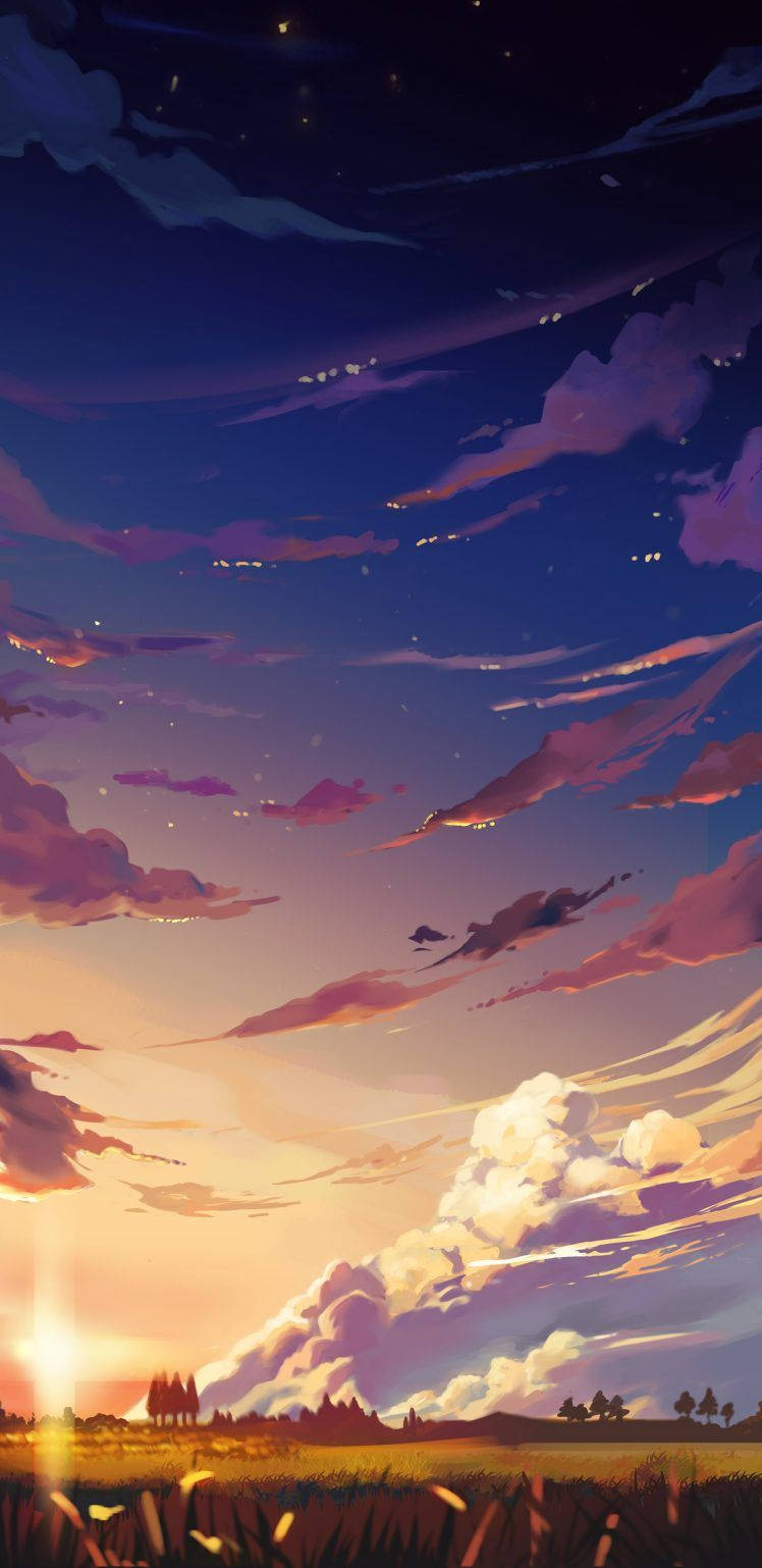 Anime Sky Iphone Wallpapers