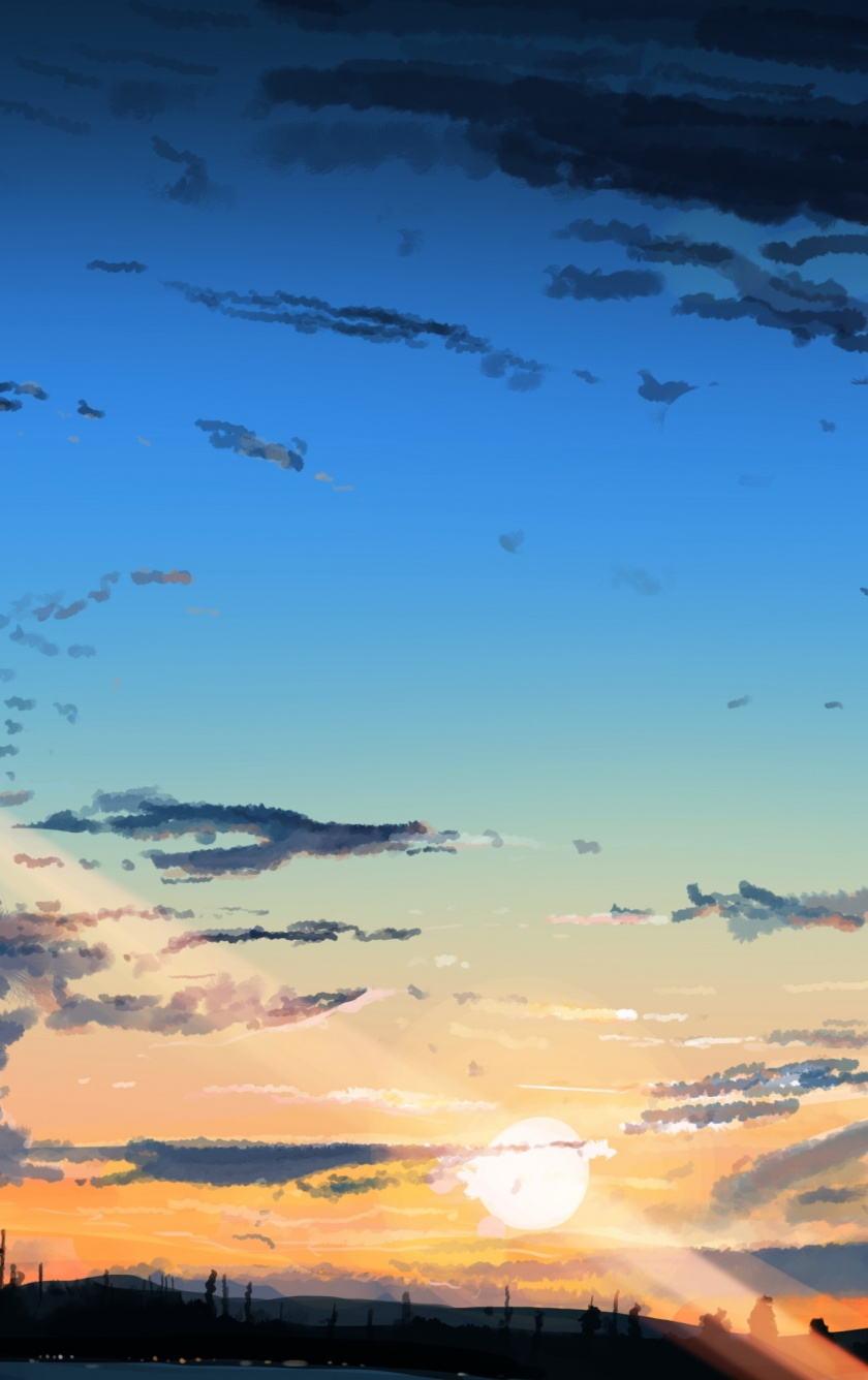 Anime Sky Sunset Wallpapers