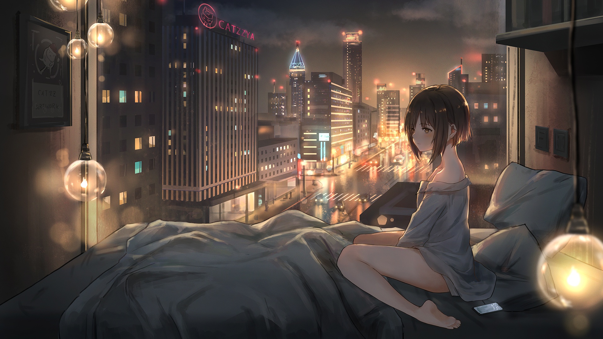 Anime Skyline Wallpapers