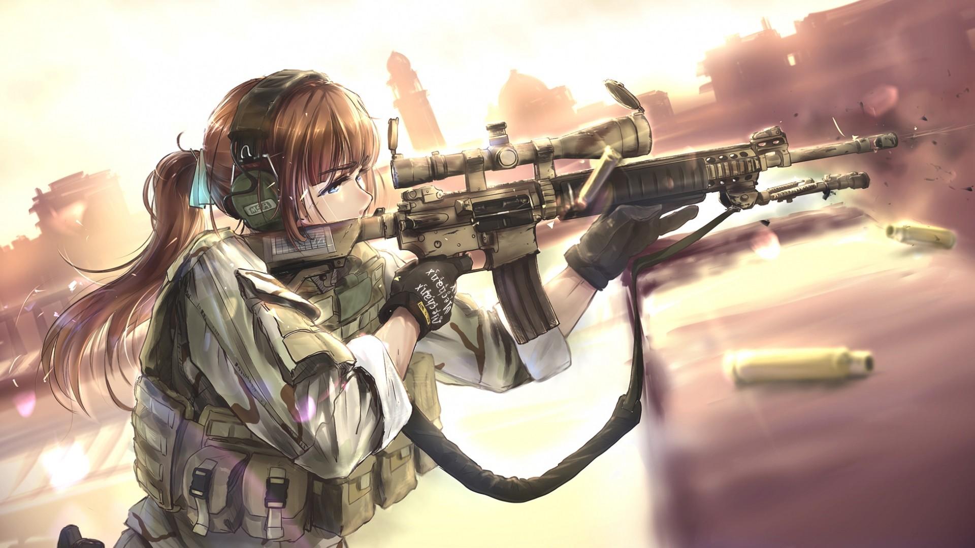 Anime Sniper Girl Wallpapers