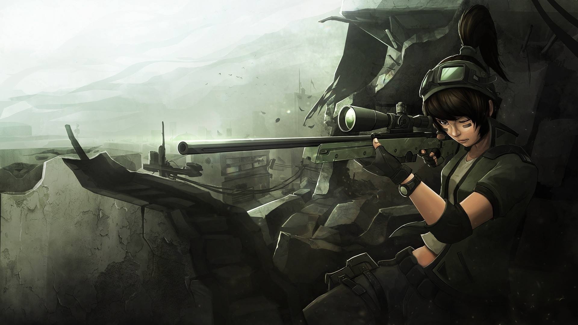 Anime Sniper Hd Wallpapers