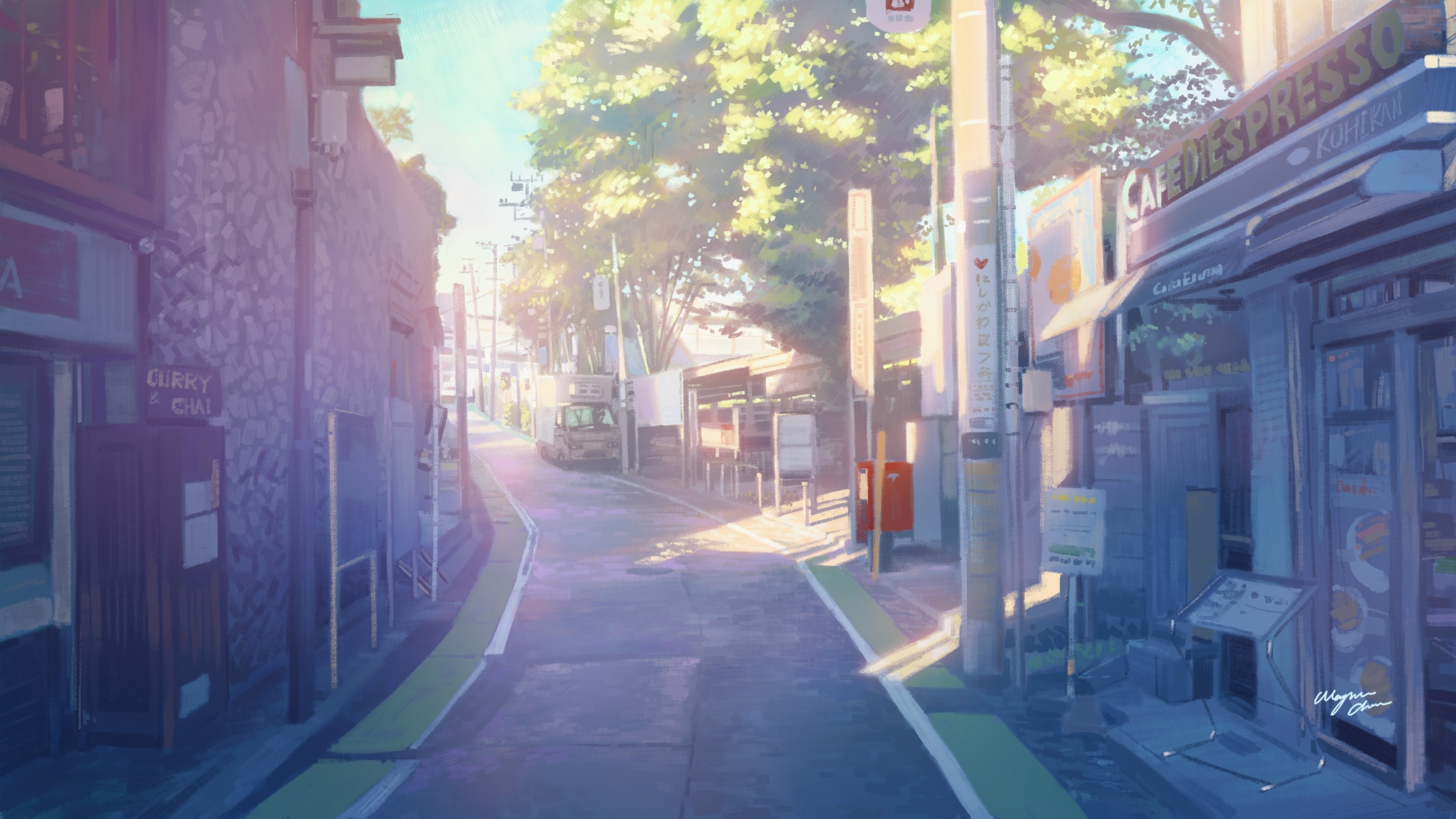 Anime Street 4K Wallpapers