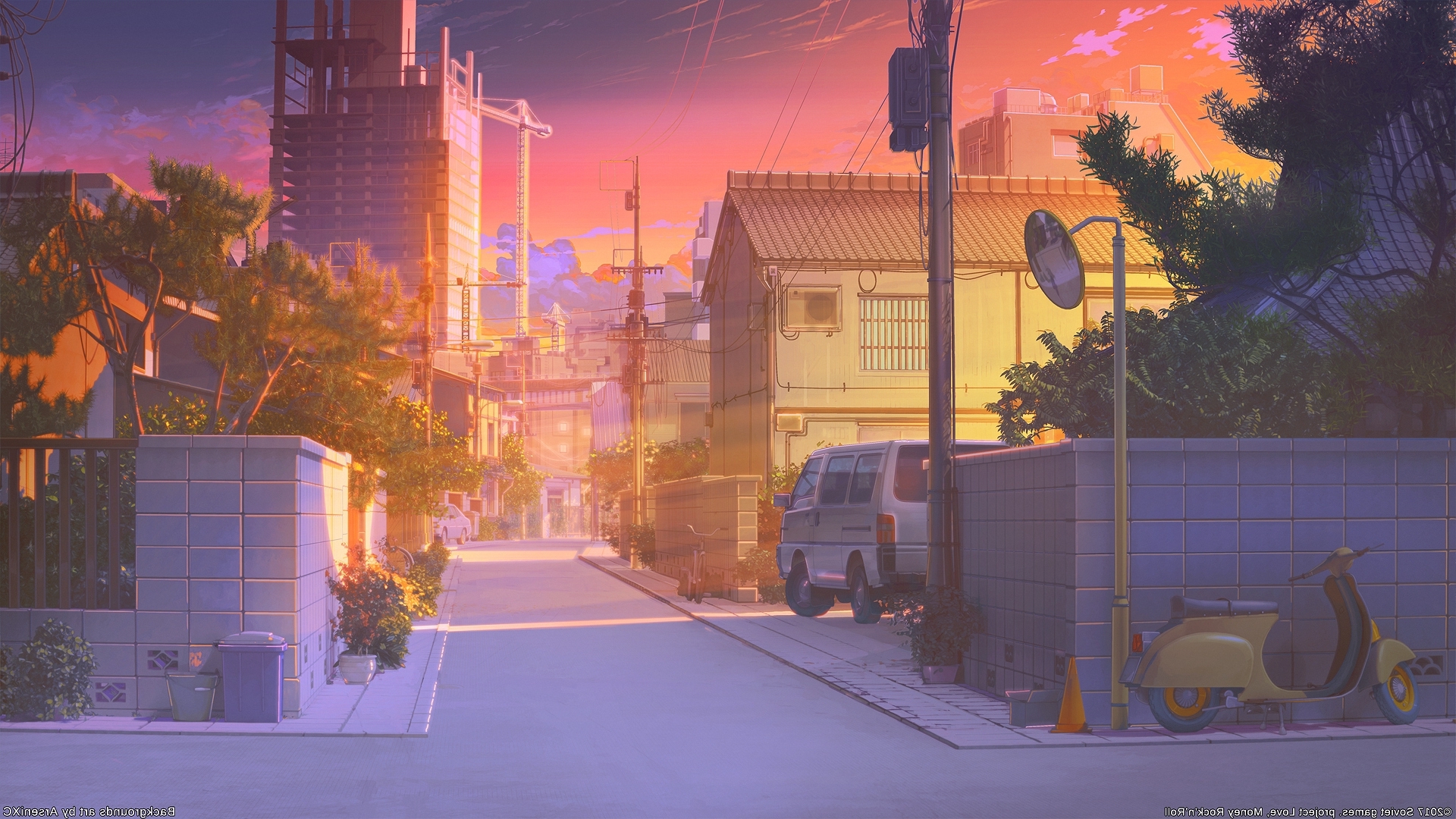 Anime Street 4K Wallpapers