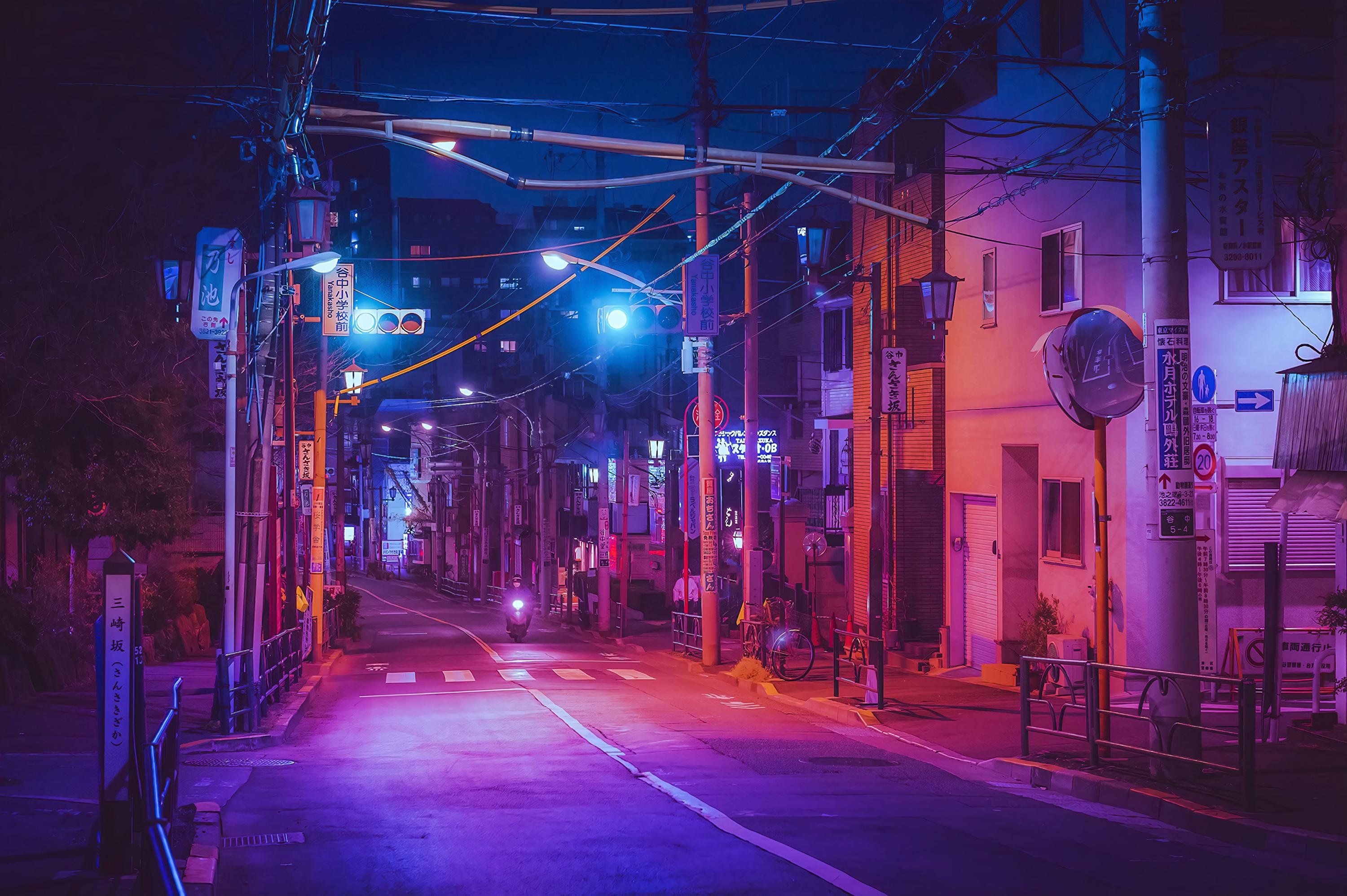 Anime Street 4K Wallpapers