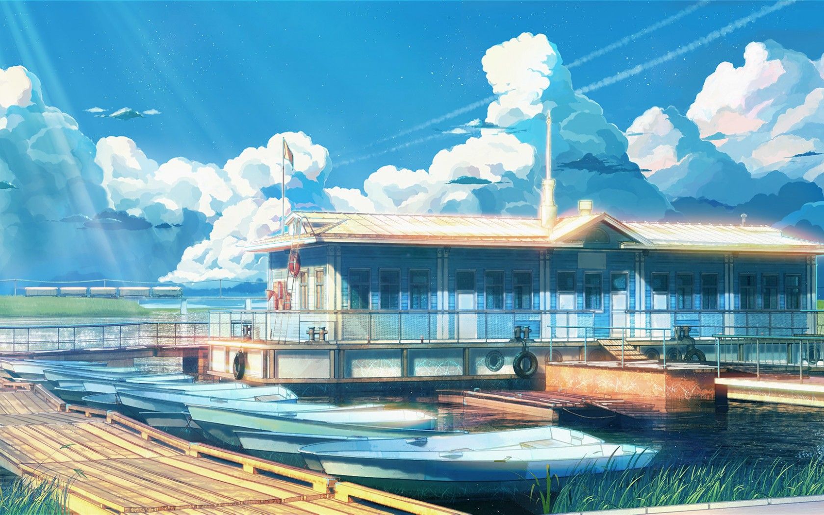 Anime Summer Scenery Wallpapers