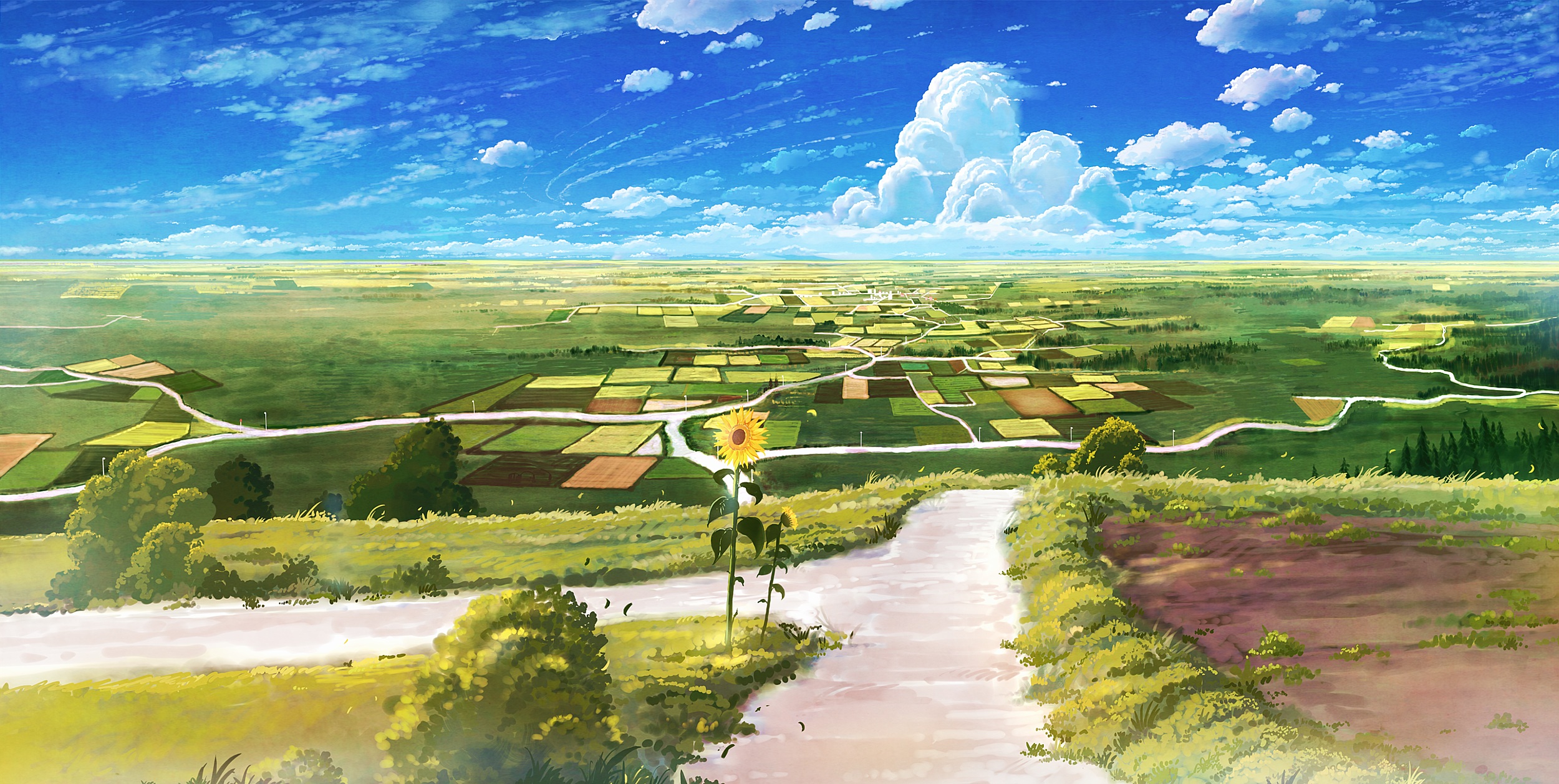 Anime Summer Scenery Wallpapers