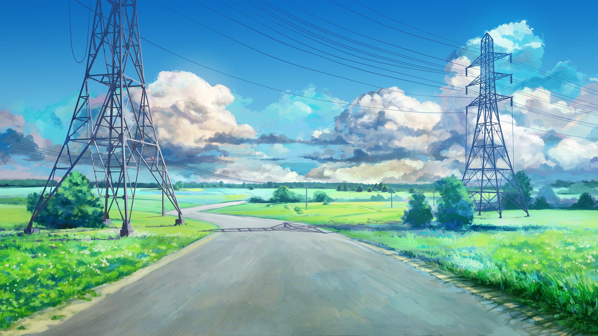 Anime Summer Scenery Wallpapers