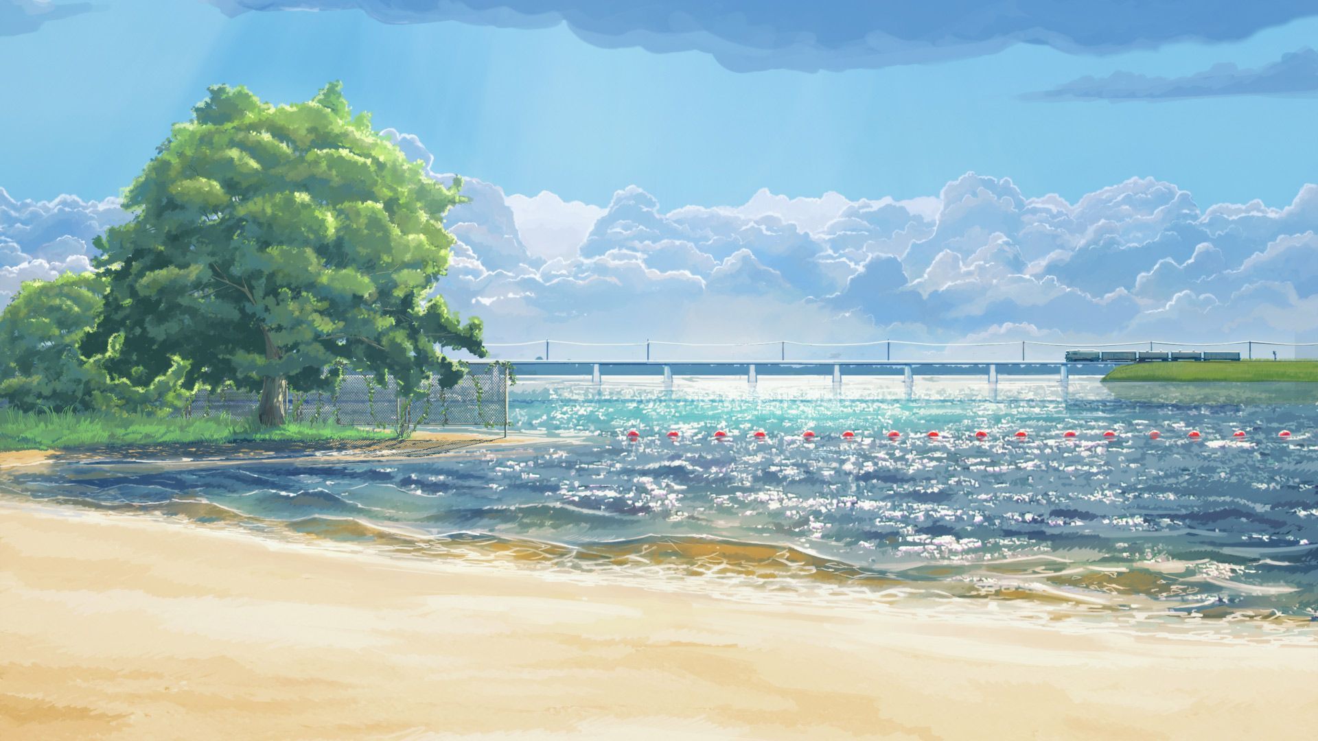 Anime Summer Scenery Wallpapers