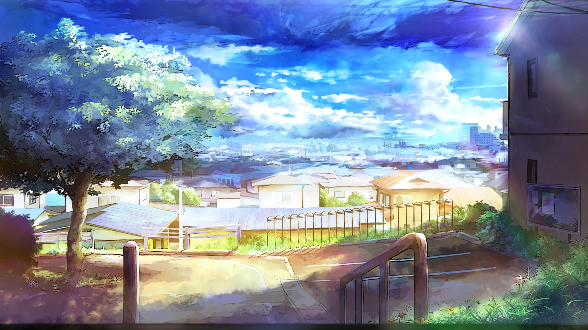 Anime Summer Scenery Wallpapers