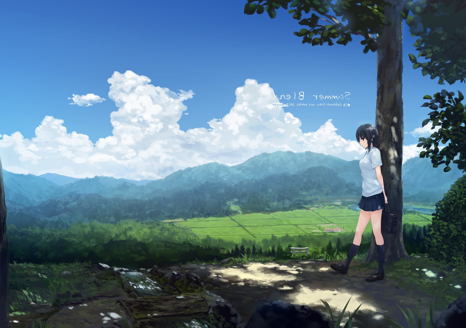 Anime Summer Scenery Wallpapers