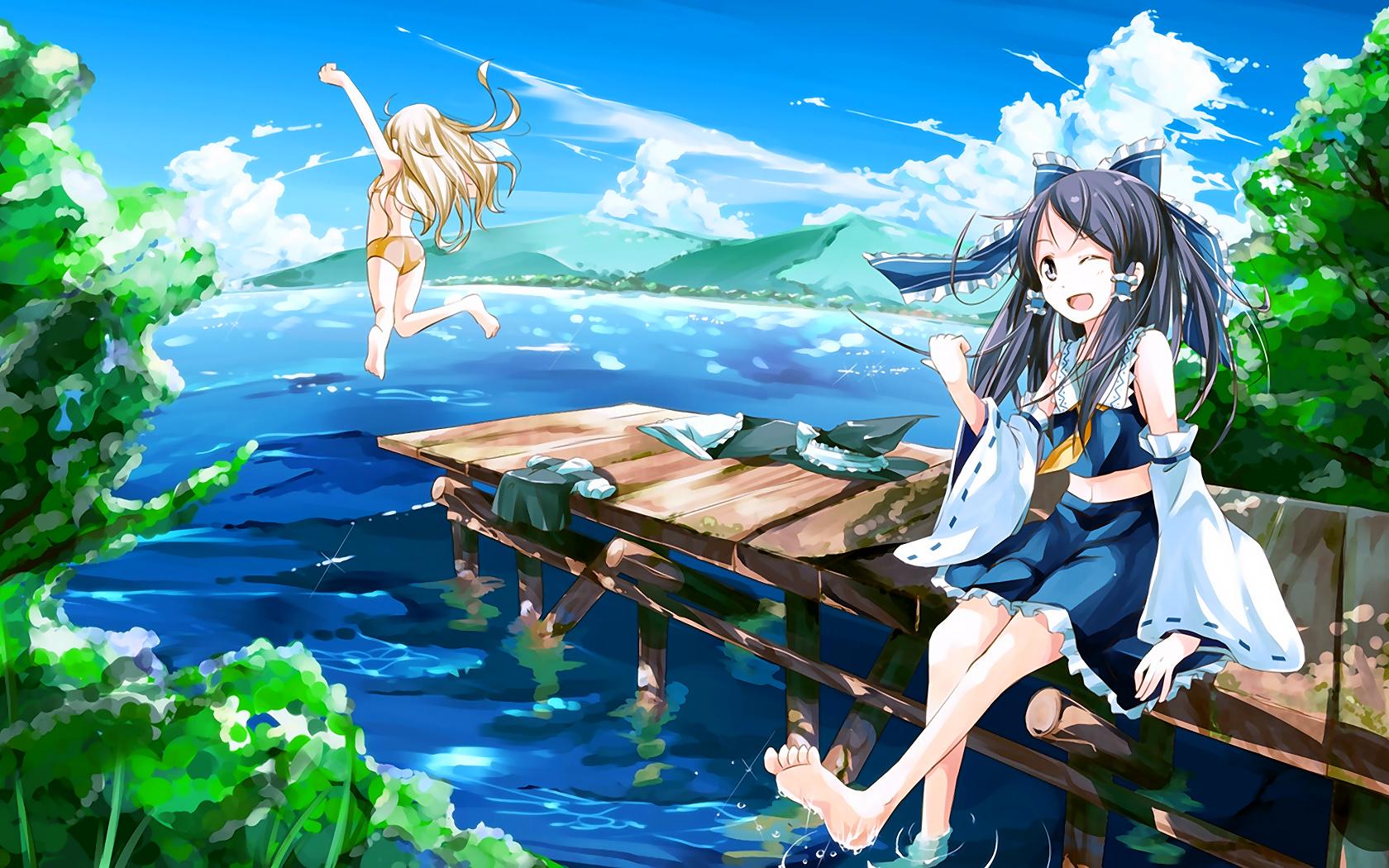 Anime Summer Scenery Wallpapers