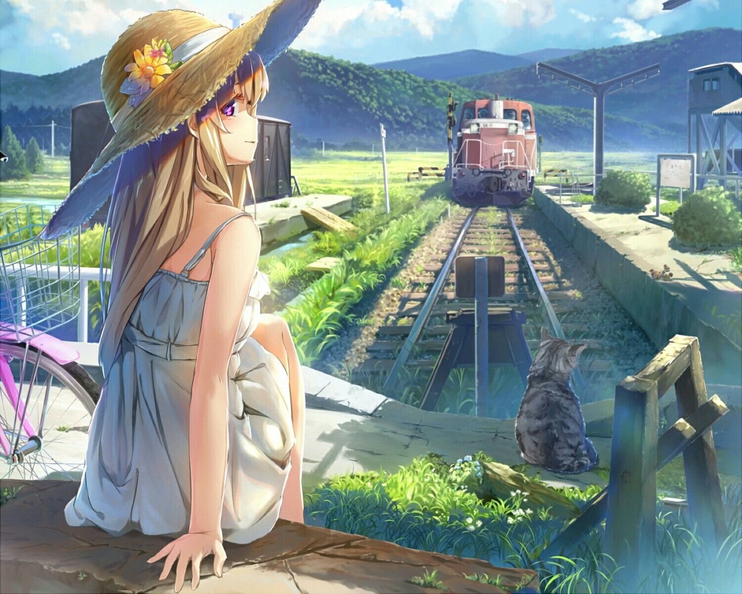 Anime Summer Scenery Wallpapers