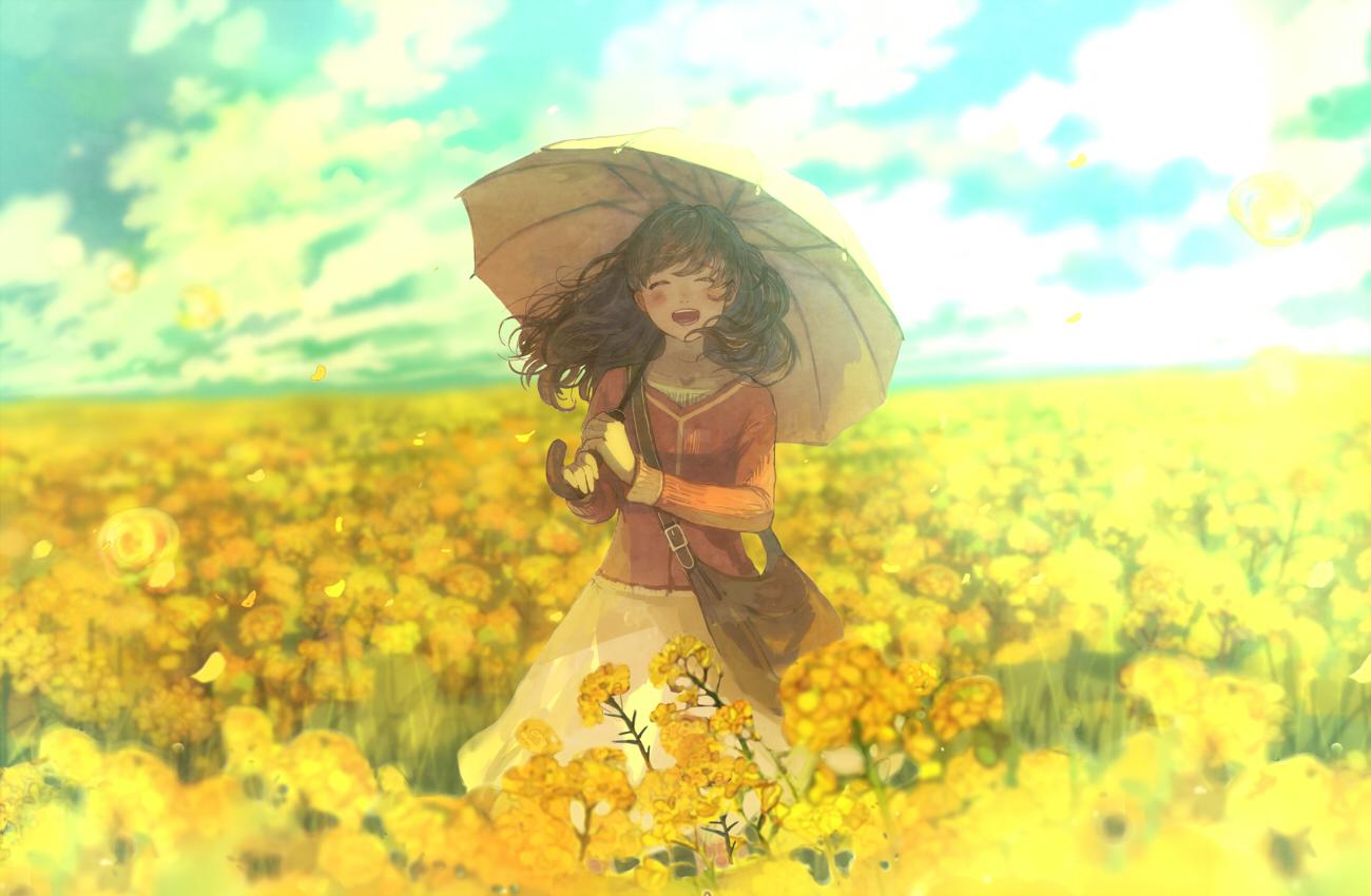 Anime Sunflower Wallpapers