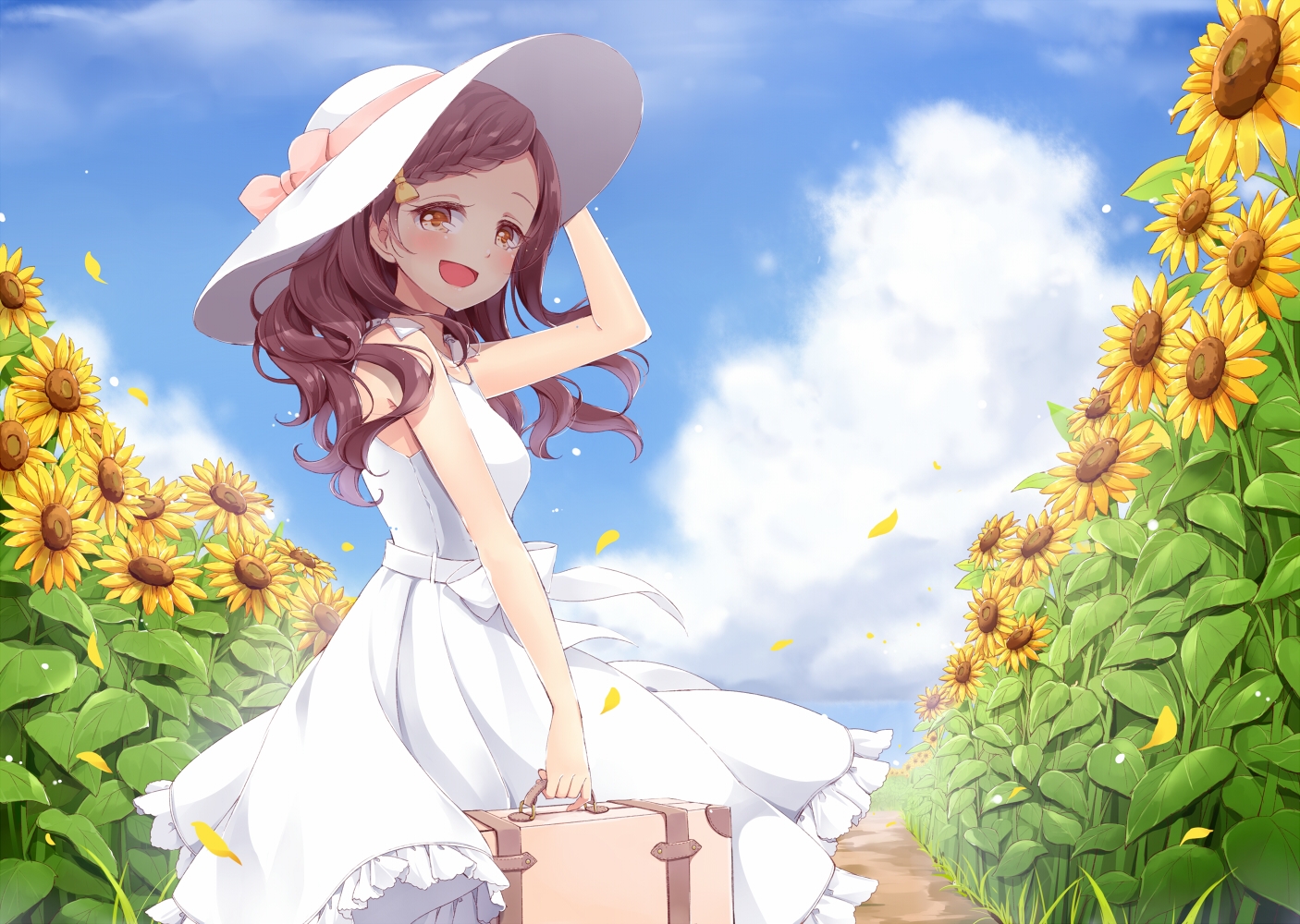 Anime Sunflower Wallpapers