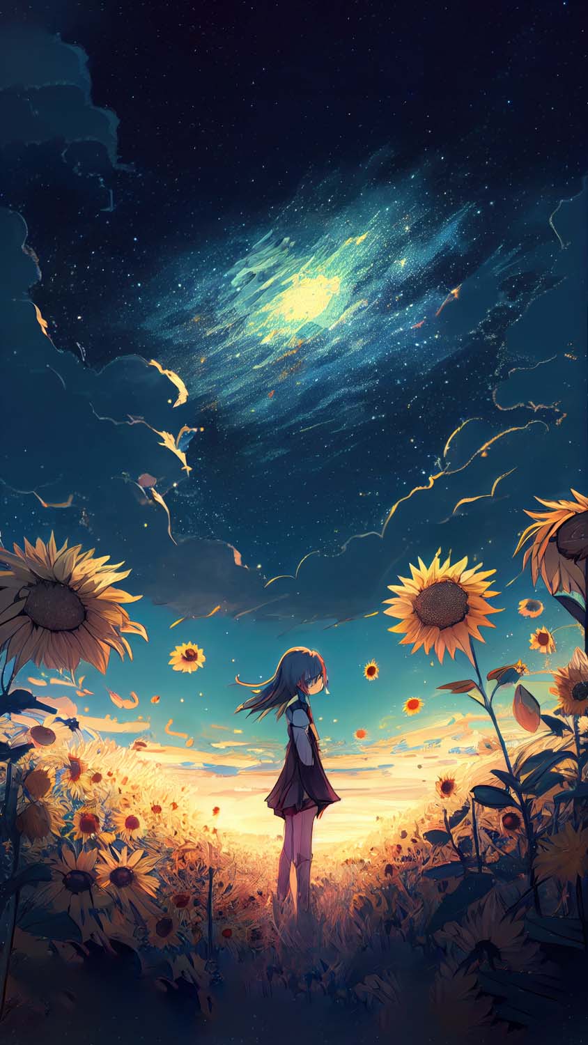 Anime Sunflower Wallpapers