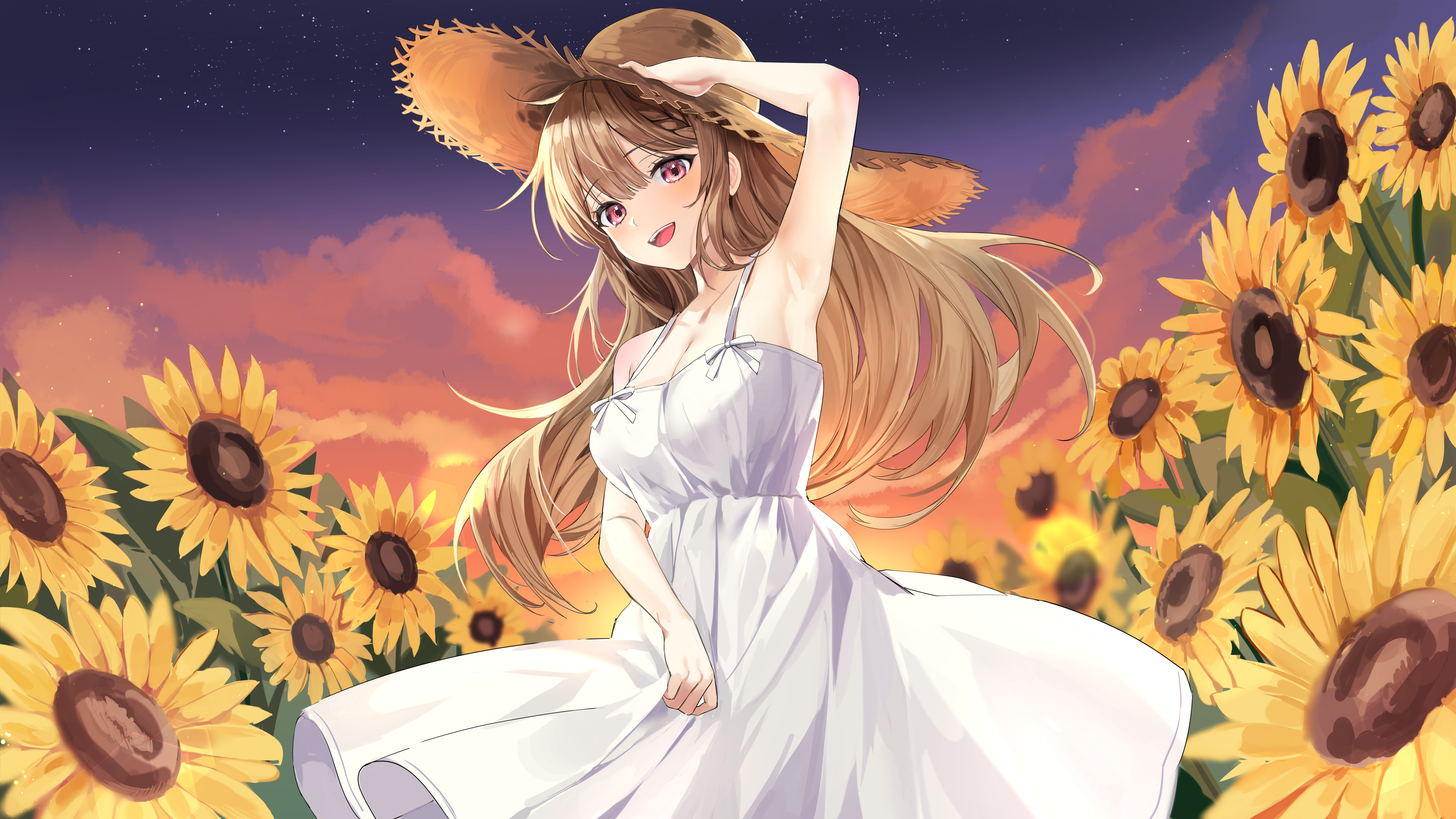 Anime Sunflower Wallpapers