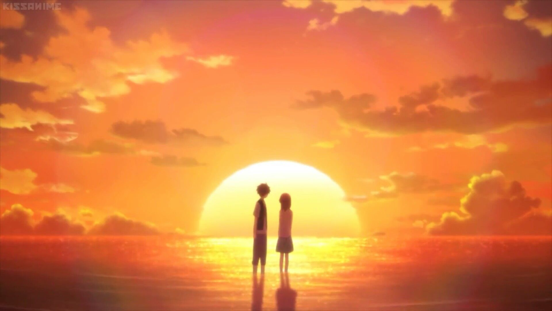 Anime Sunset Original Art Wallpapers