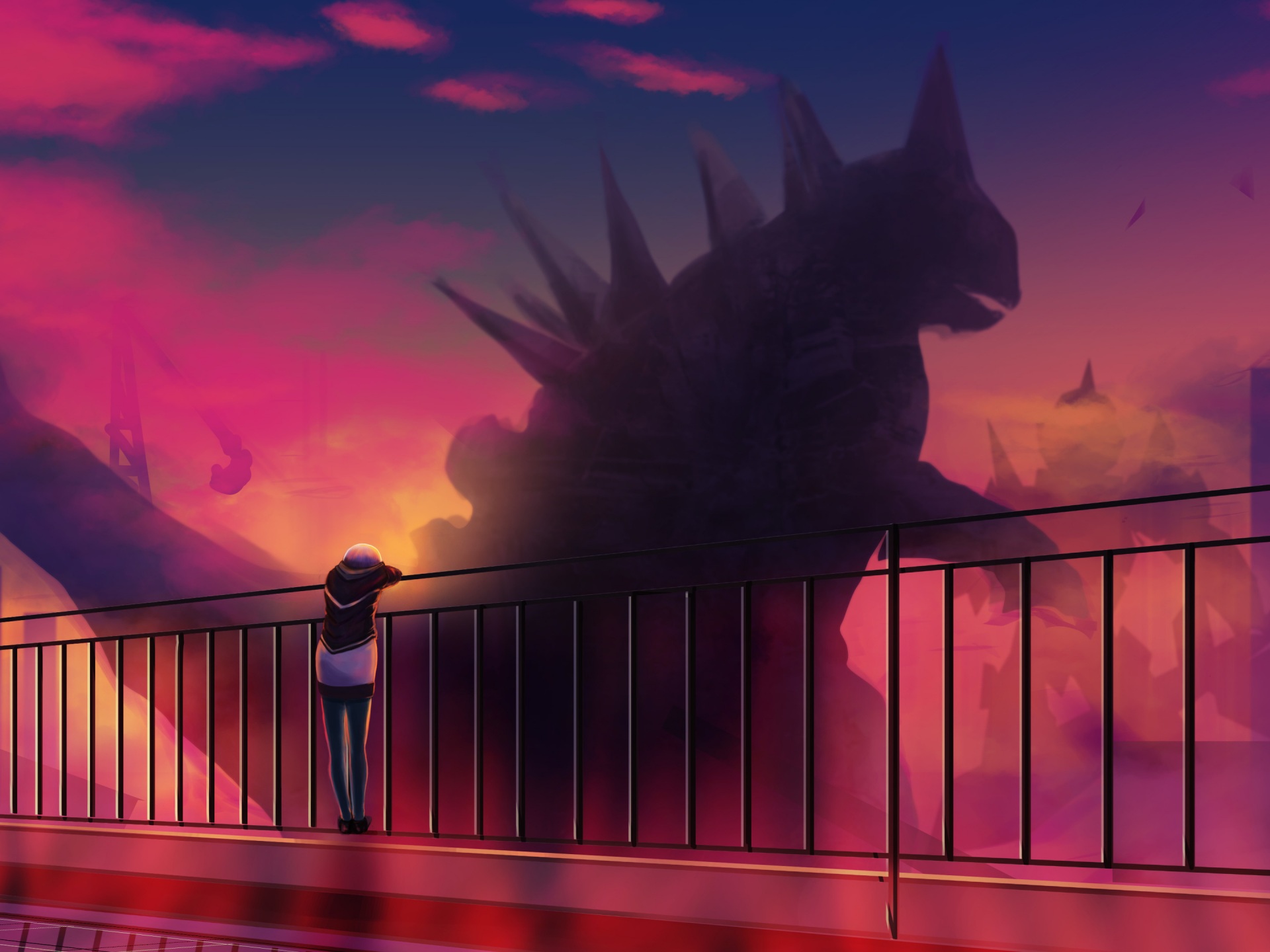 Anime Sunset Wallpapers