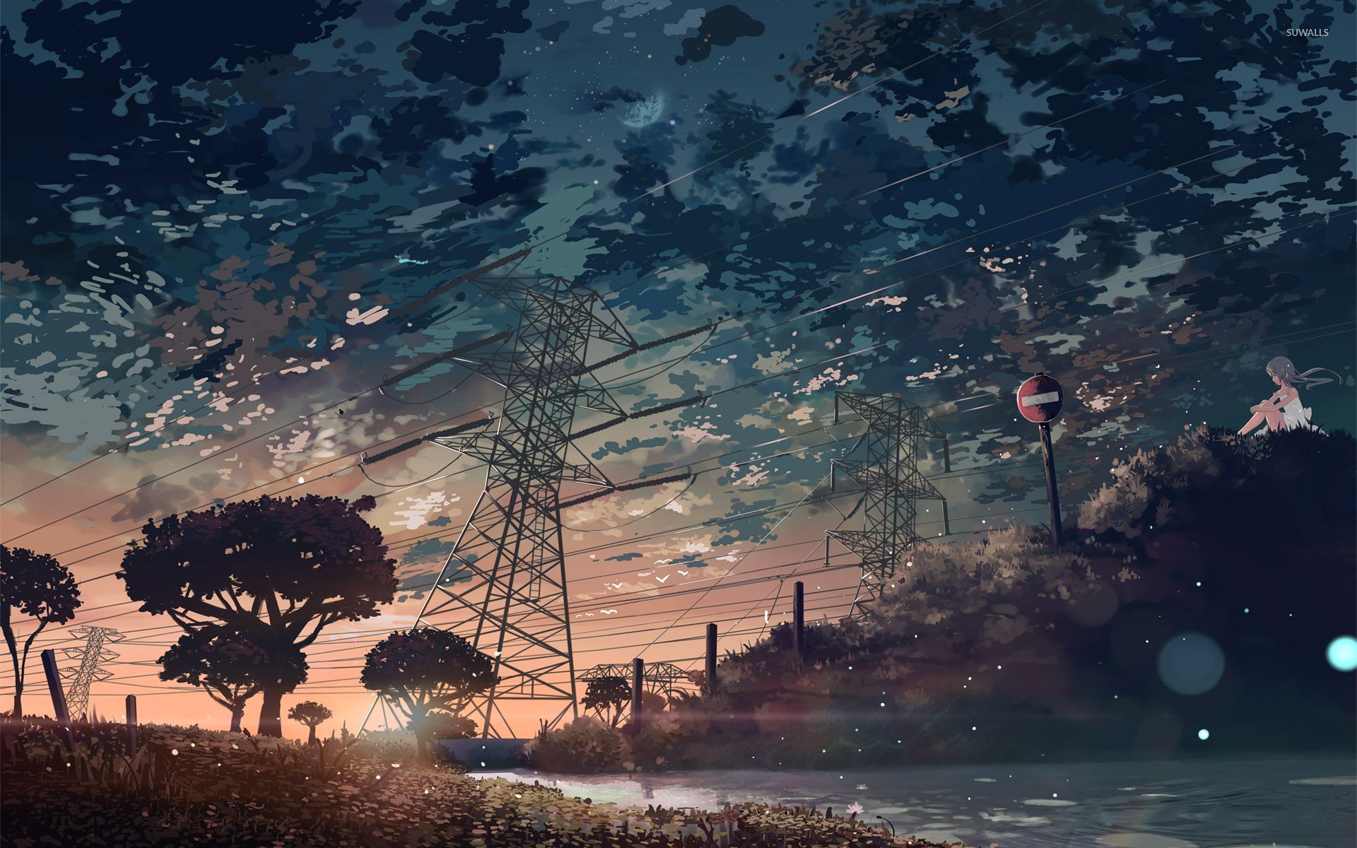 Anime Sunset Wallpapers