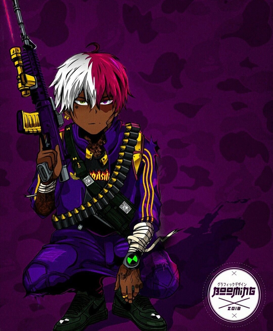 Anime Supreme Bape Desktop Wallpapers