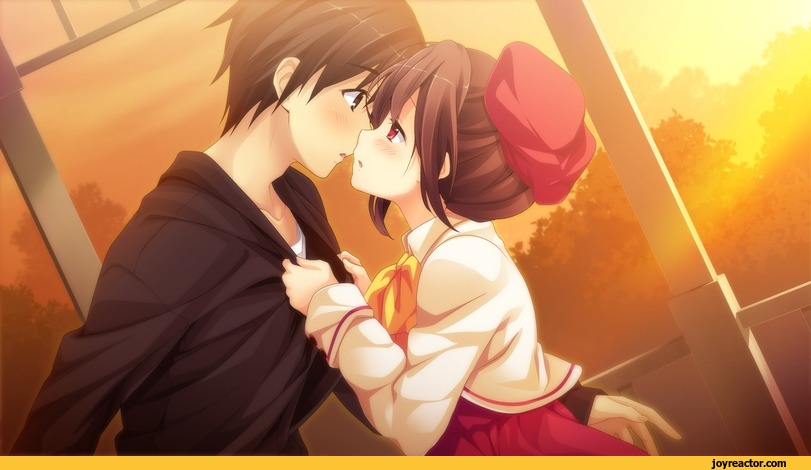 Anime Sweet Kissing Couple Wallpapers