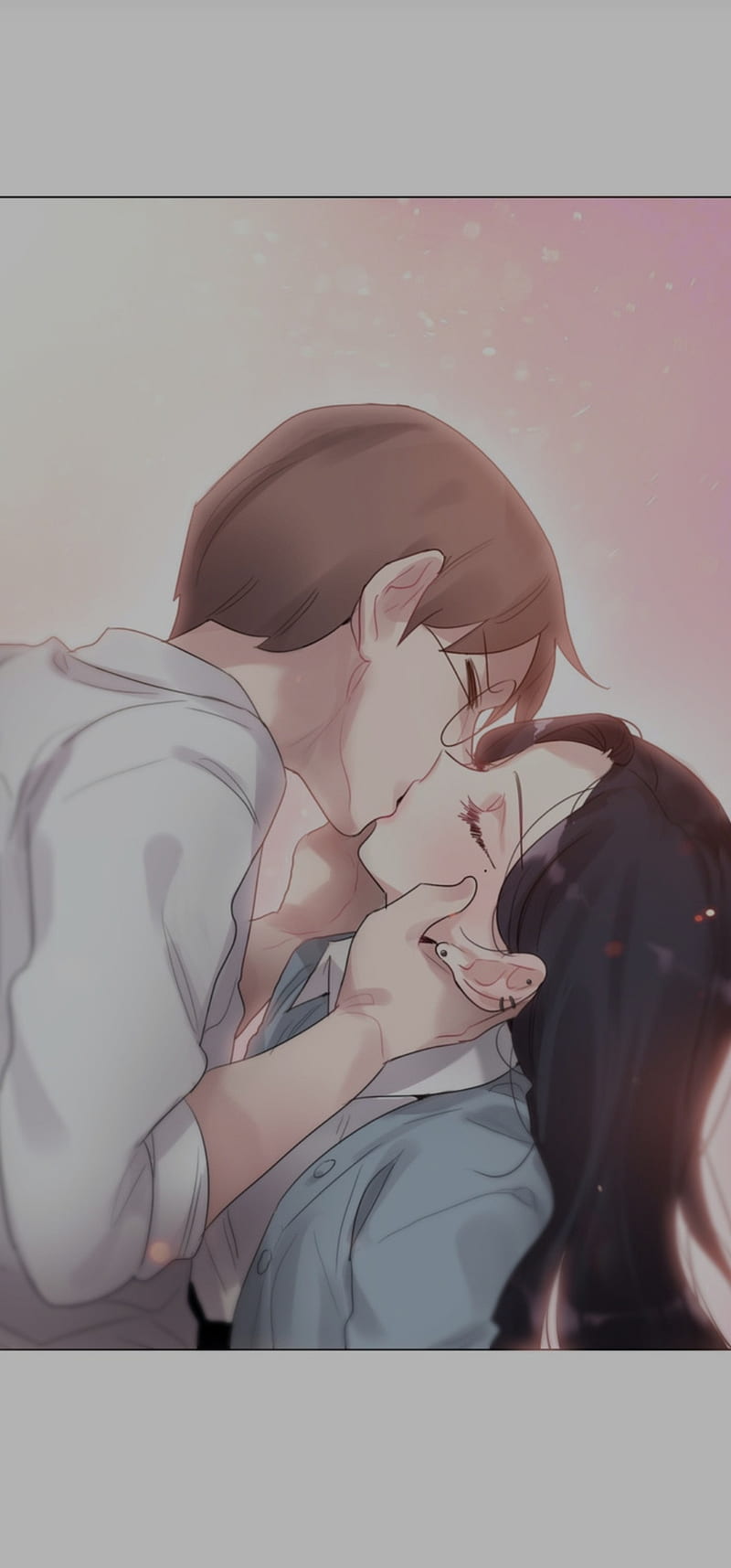 Anime Sweet Kissing Couple Wallpapers