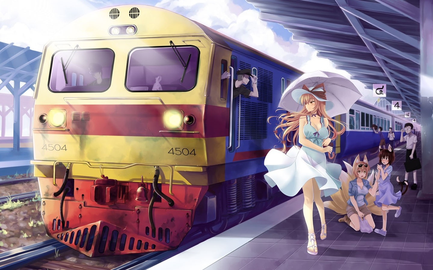 Anime Train Wallpapers