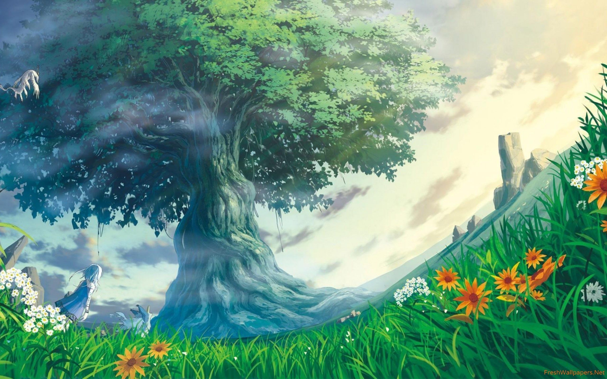 Anime Tree Wallpapers