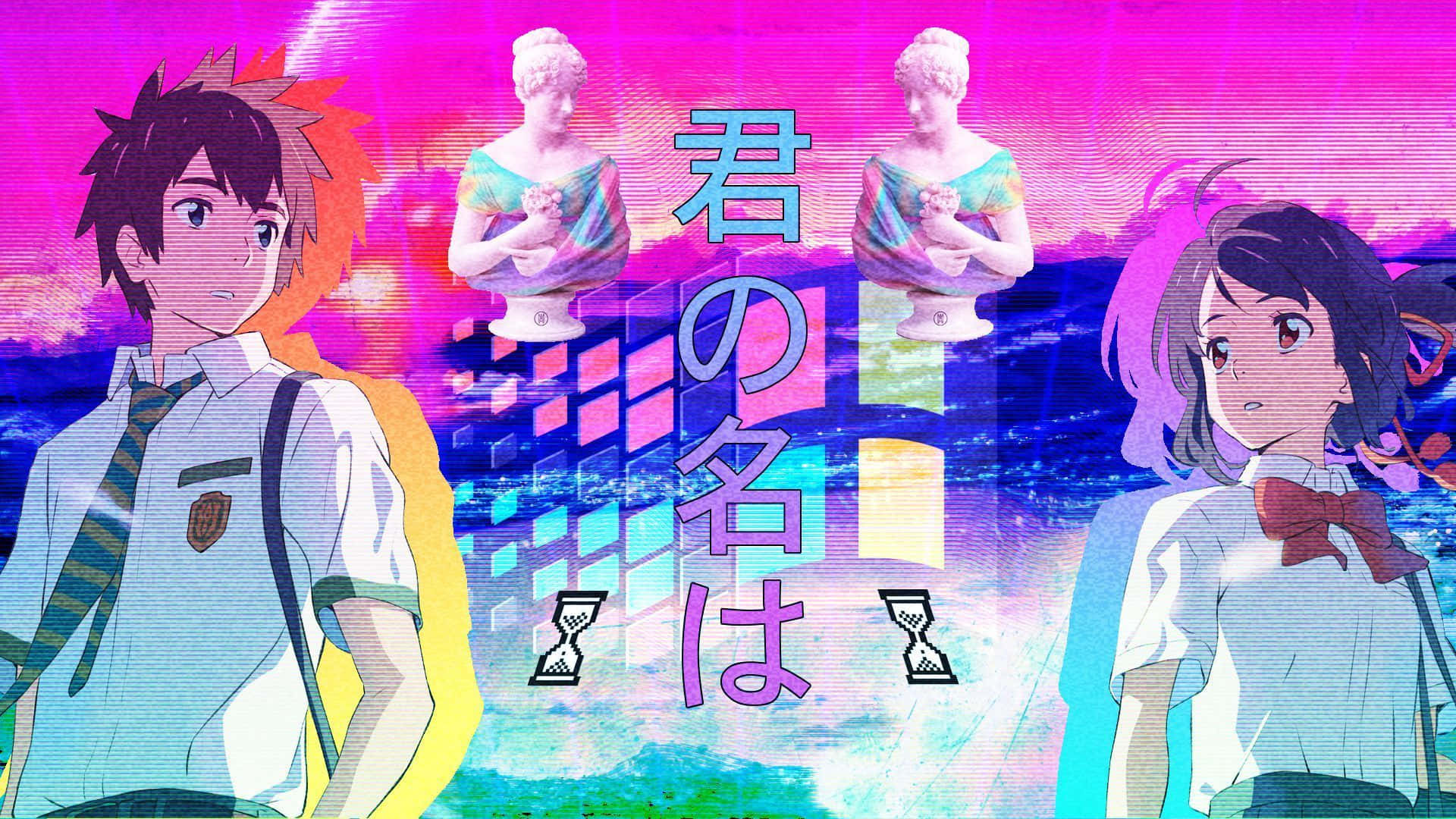 Anime Vaporwave Desktop Wallpapers